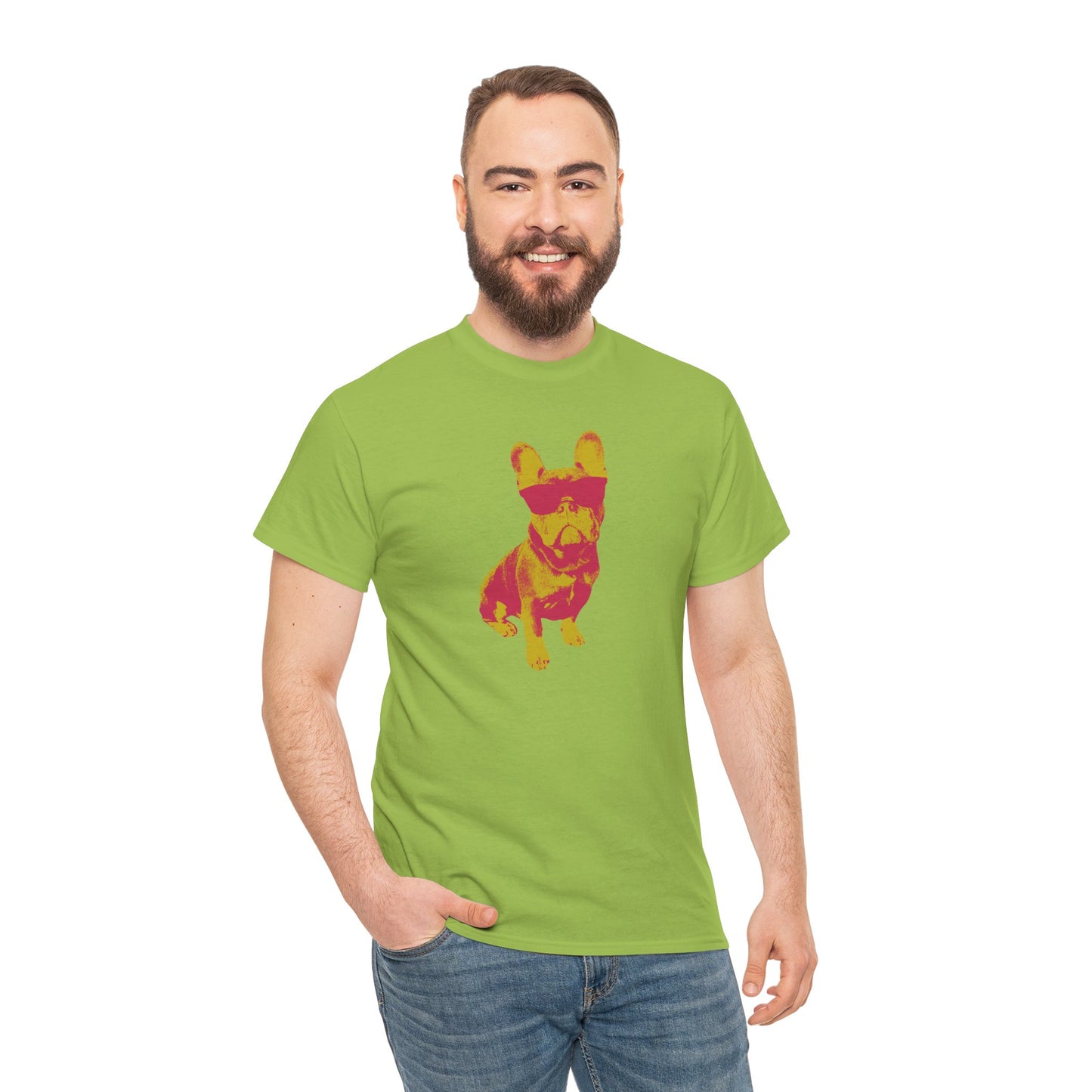 French Buldog Unisex Heavy Cotton Tee