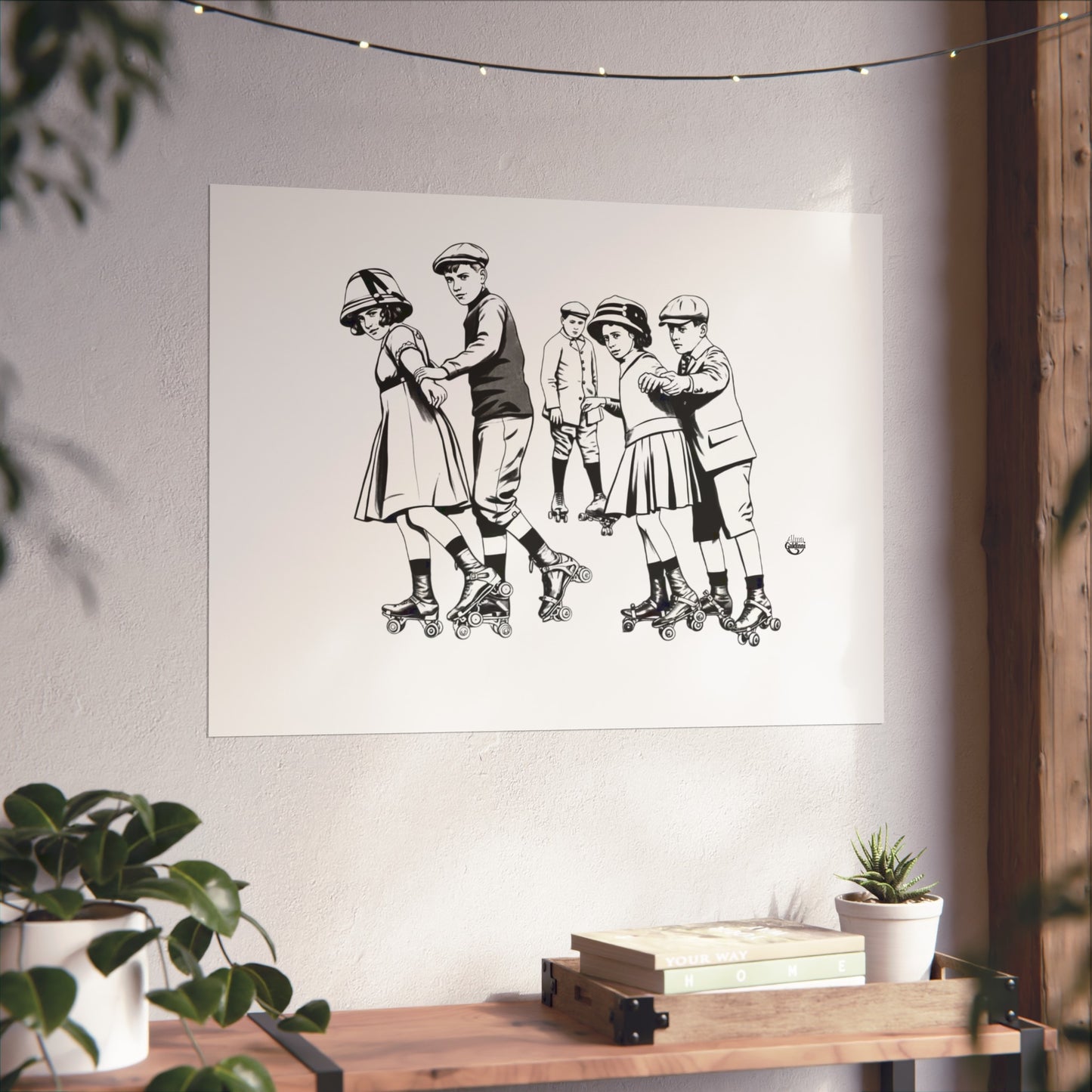 Rolling on the street Fine Art Posters