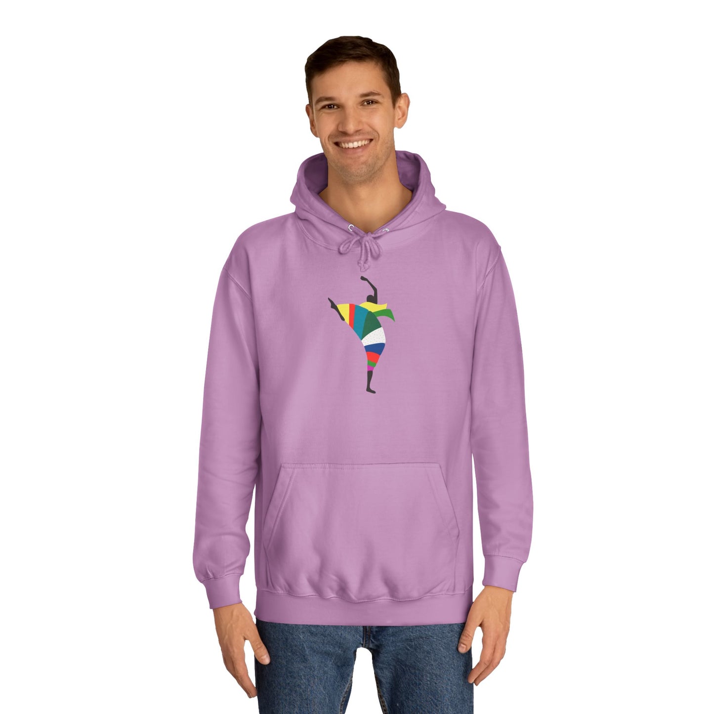 Colorful Dancer Unisex College Hoodie - Stylish Daily Wear