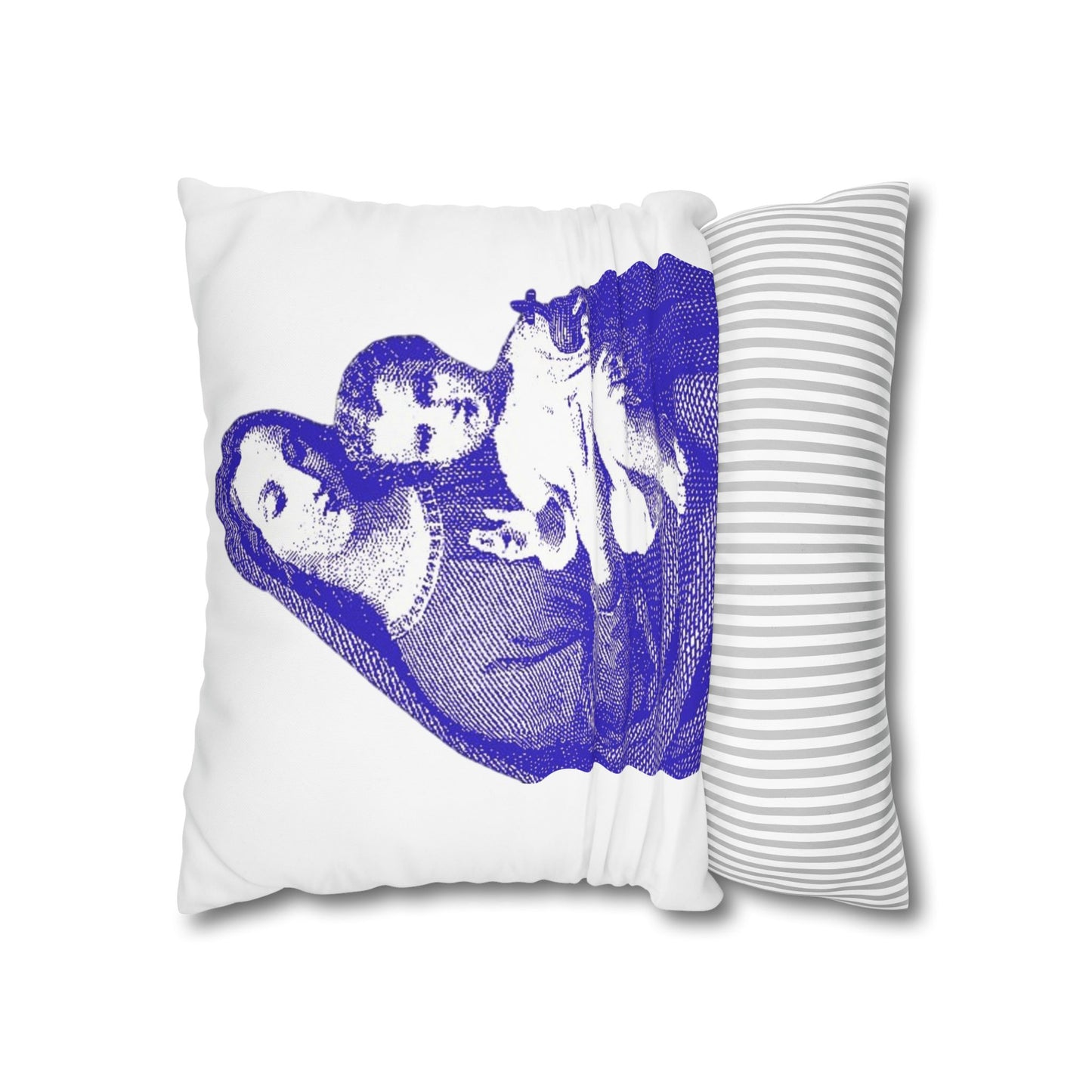 Saint Mary Square Poly Canvas Pillowcase
