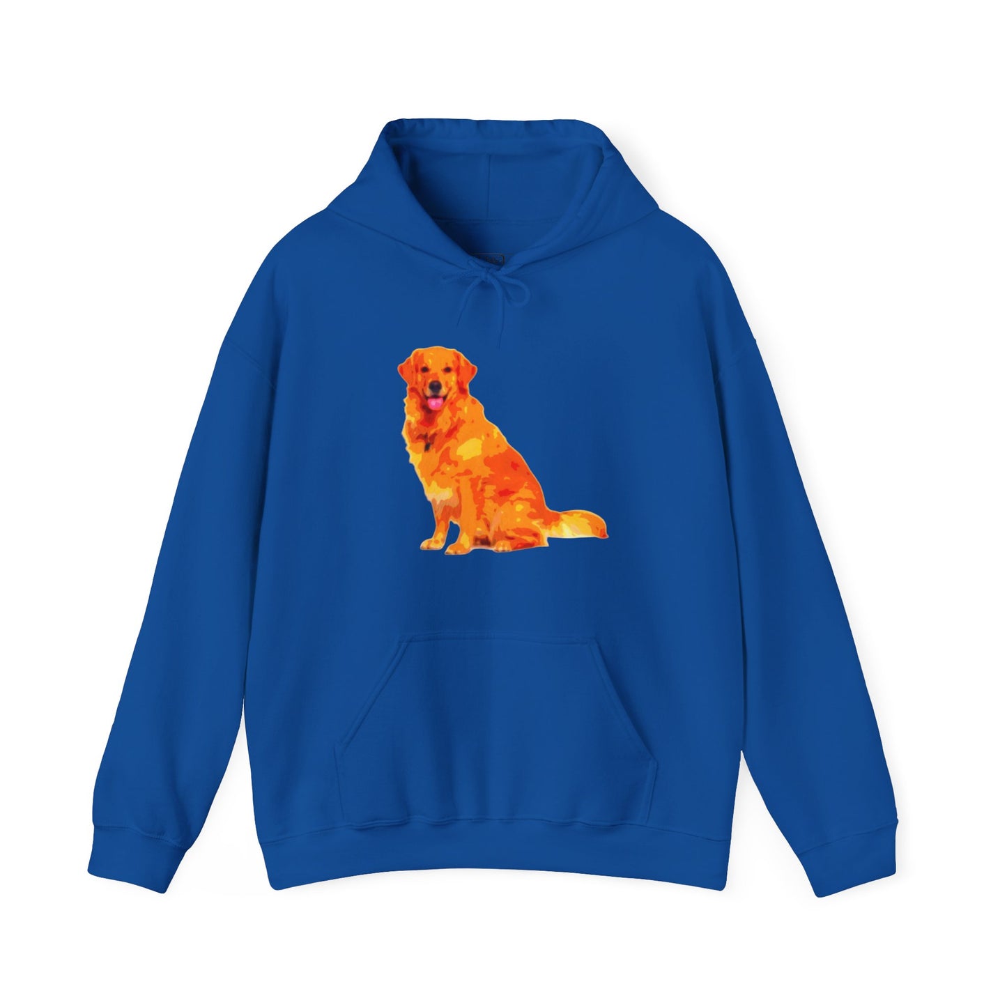Vibrant Golden Retriever Hoodie, Pet Lover Gift, Cozy Sweatshirt, Animal Art Apparel, Dog Mom Outfit, Christmas Wear, Cute Canine Fashion