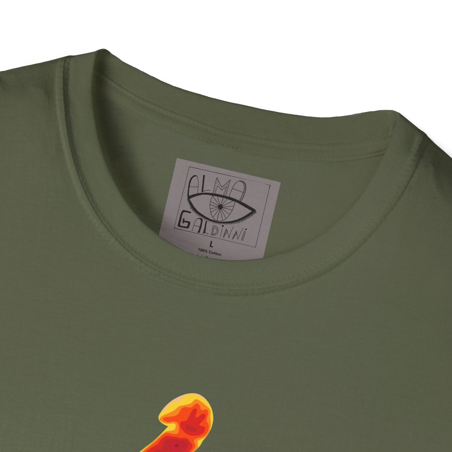 Bright Ginger Cat Unisex Softstyle T-Shirt