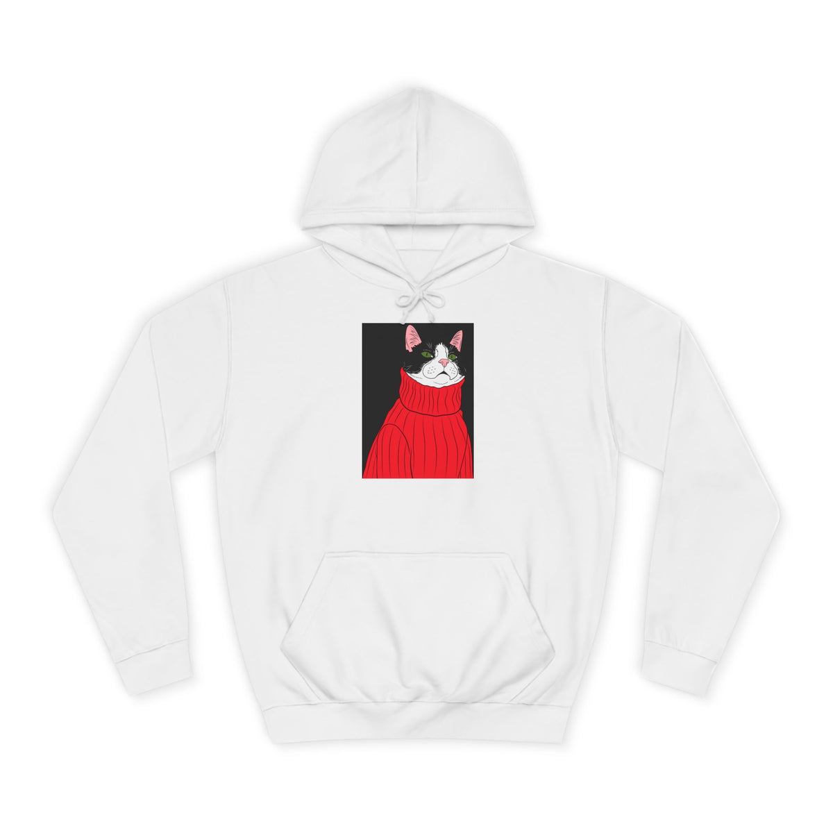 Lazy cat Unisex College Hoodie