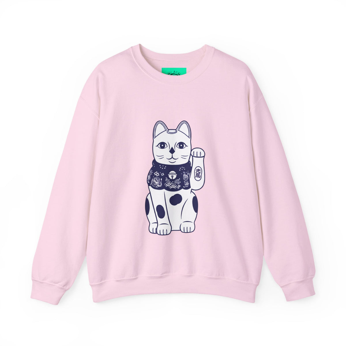 Good Luck Cat Unisex Heavy Blend™ Crewneck Sweatshirt