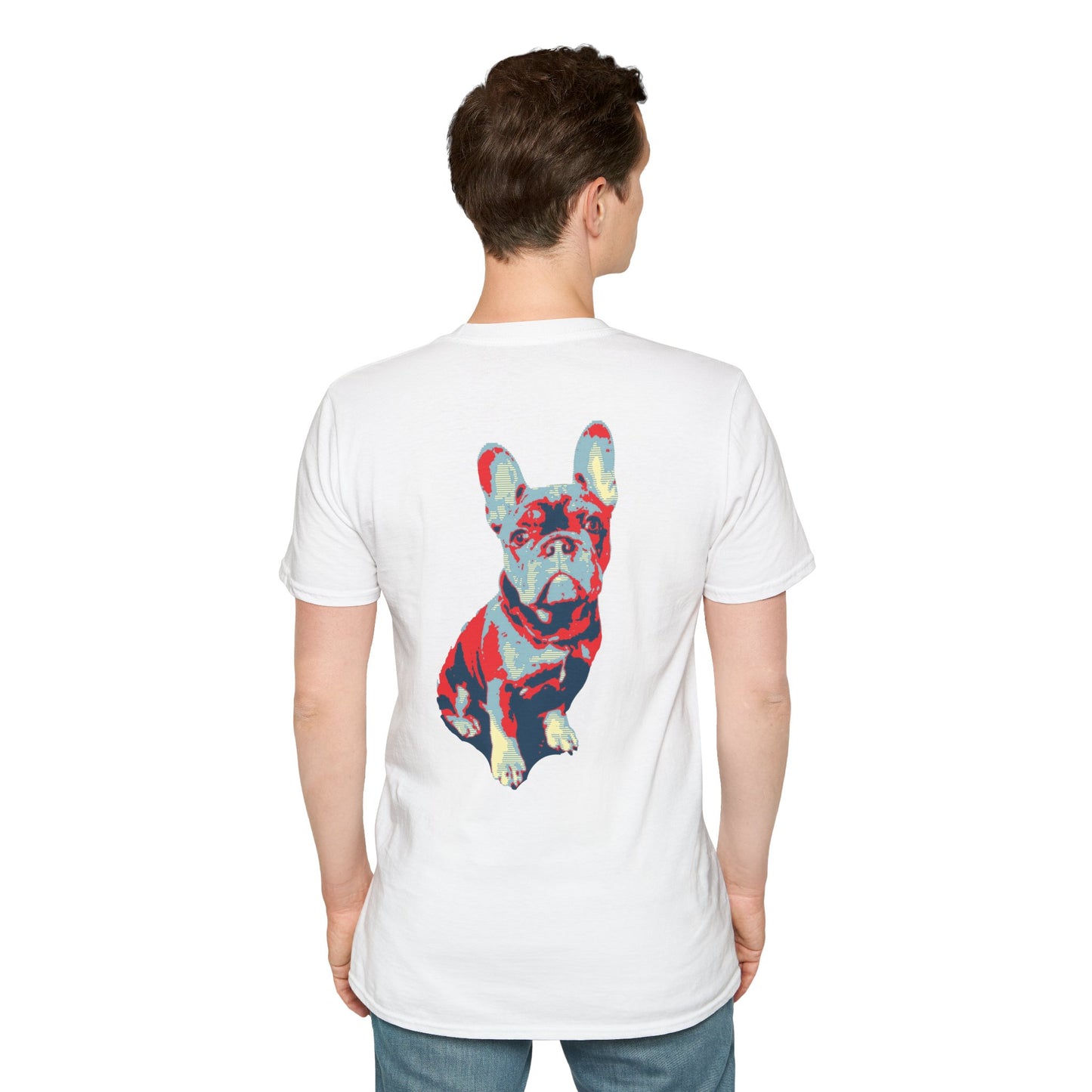 French Buldog Unisex Softstyle T-Shirt