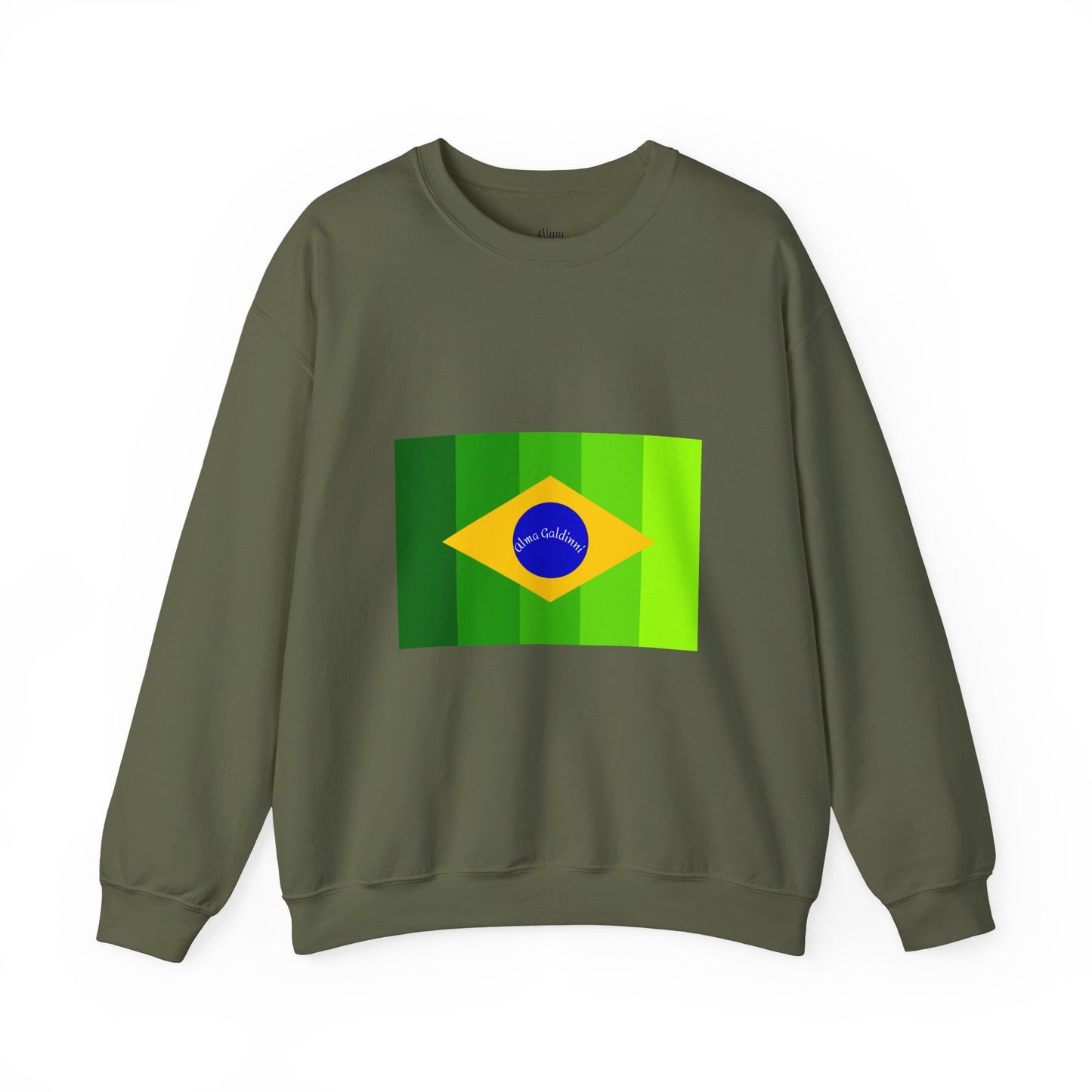 Brazilian flag Unisex Heavy Blend™ Crewneck Sweatshirt