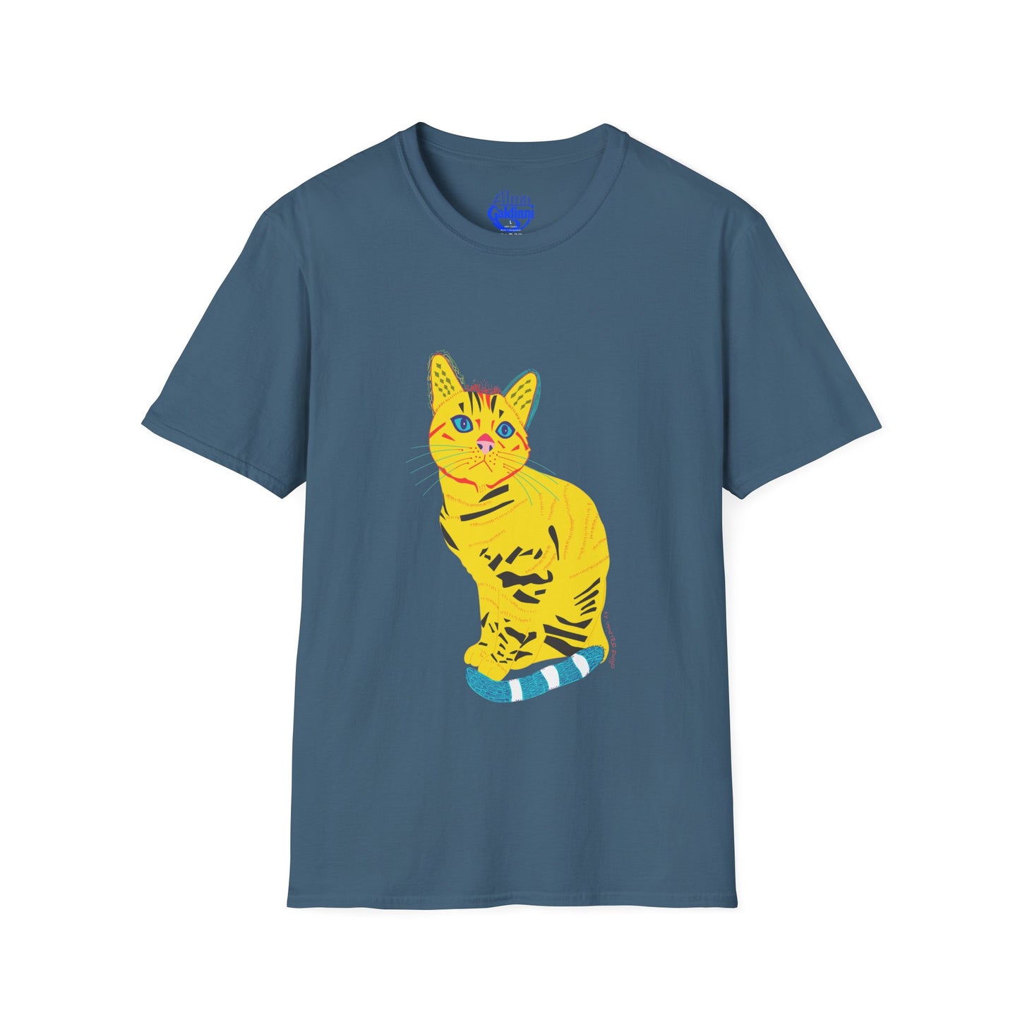 Yellow Cat Unisex Softstyle T-Shirt