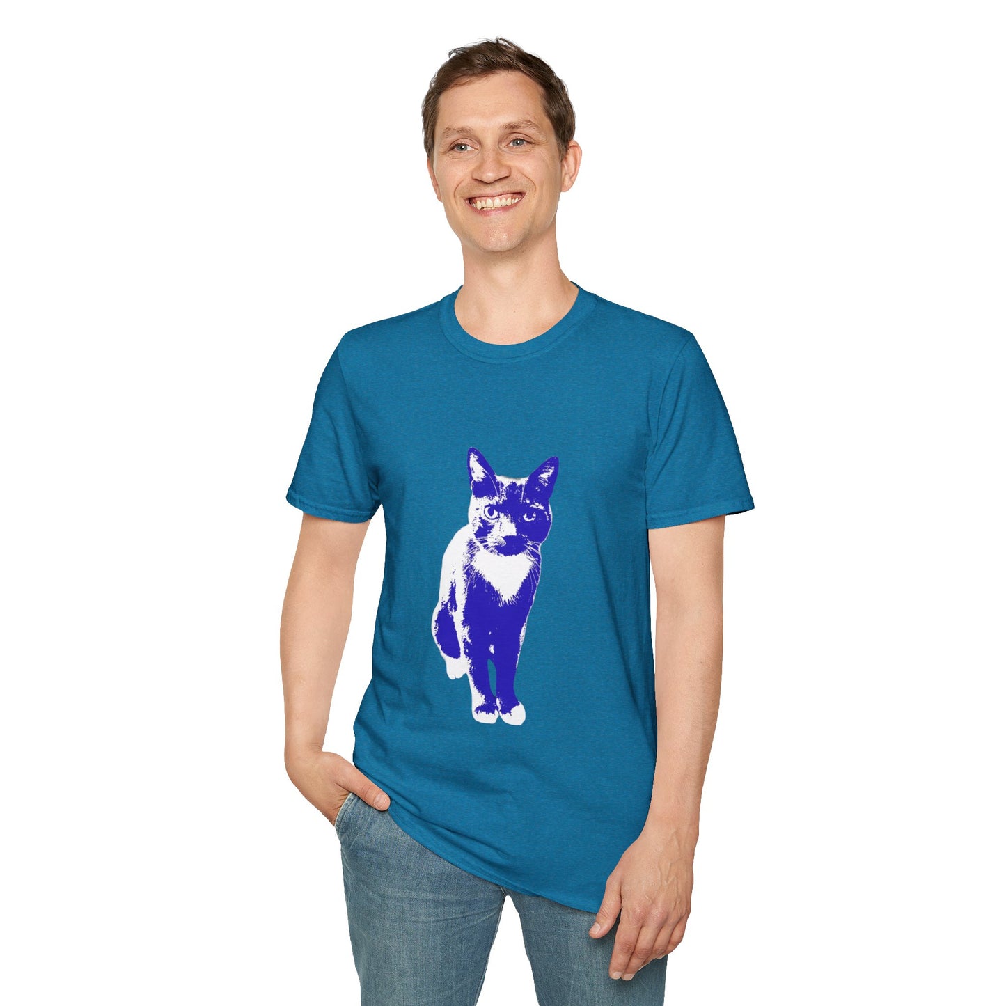Bertie the cat Unisex Softstyle T-Shirt