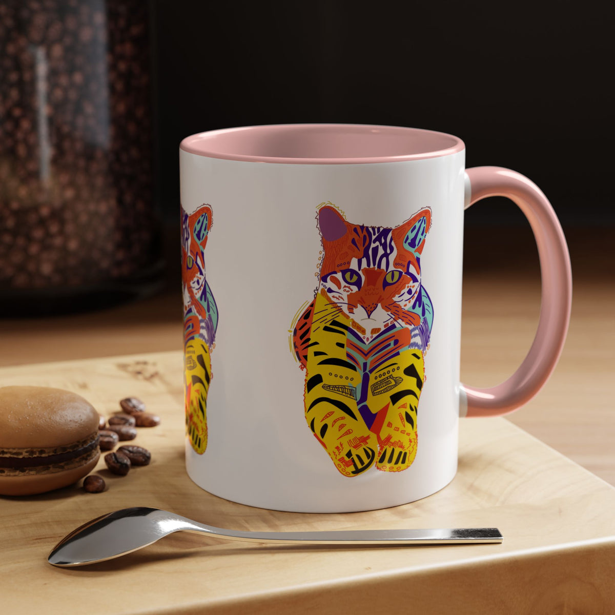 Tiger Cat Accent Coffee Mug (11, 15oz)