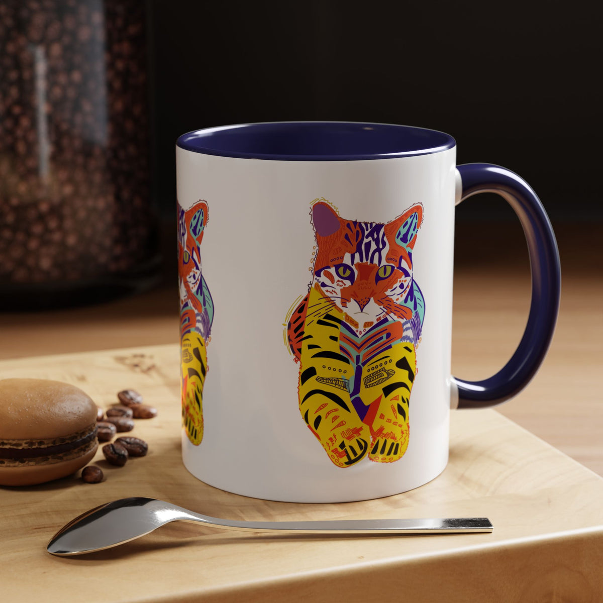 Tiger Cat Accent Coffee Mug (11, 15oz)