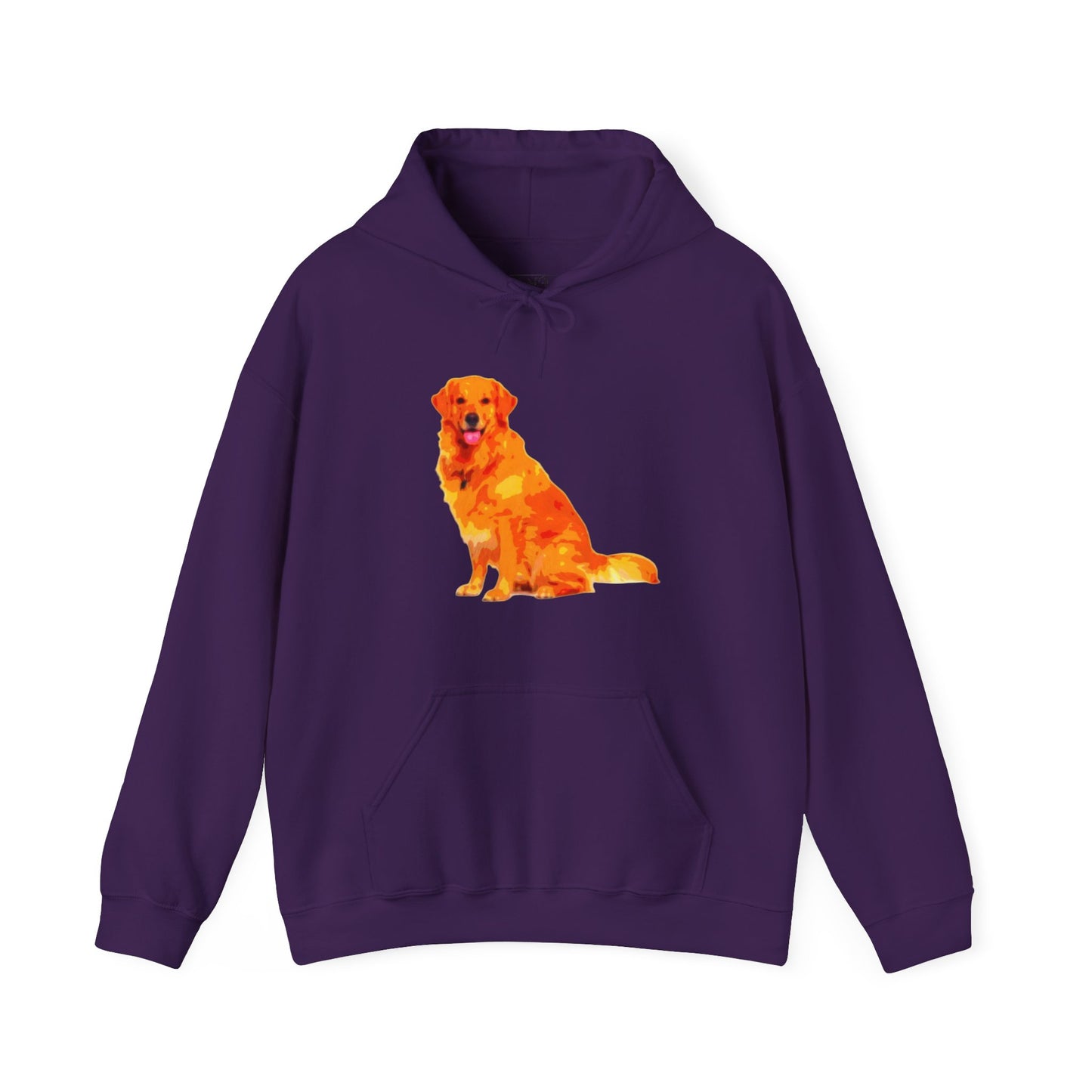 Vibrant Golden Retriever Hoodie, Pet Lover Gift, Cozy Sweatshirt, Animal Art Apparel, Dog Mom Outfit, Christmas Wear, Cute Canine Fashion