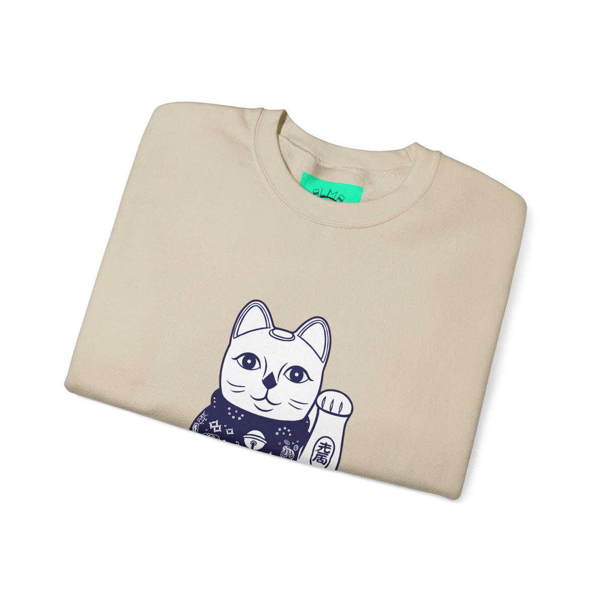 Good Luck Cat Unisex Heavy Blend™ Crewneck Sweatshirt