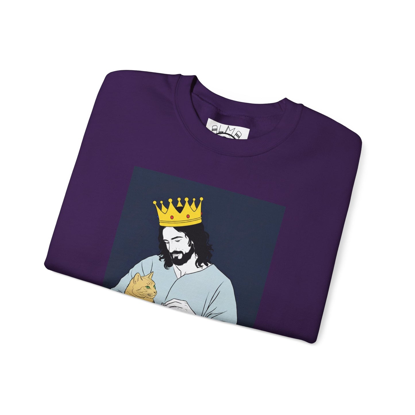 Jeus and cat Unisex Heavy Blend™ Crewneck Sweatshirt