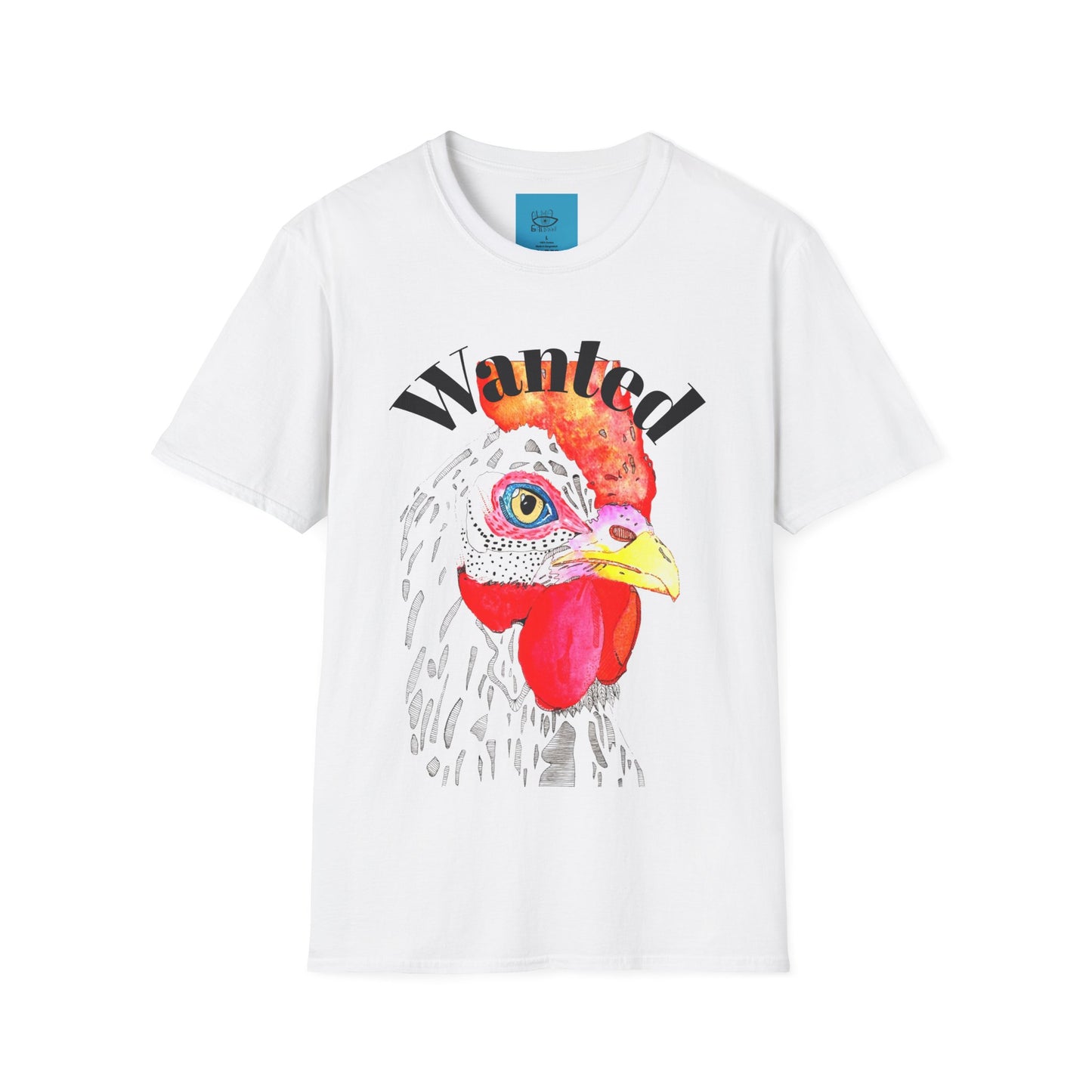 Wanted Rooster Unisex Softstyle T-Shirt