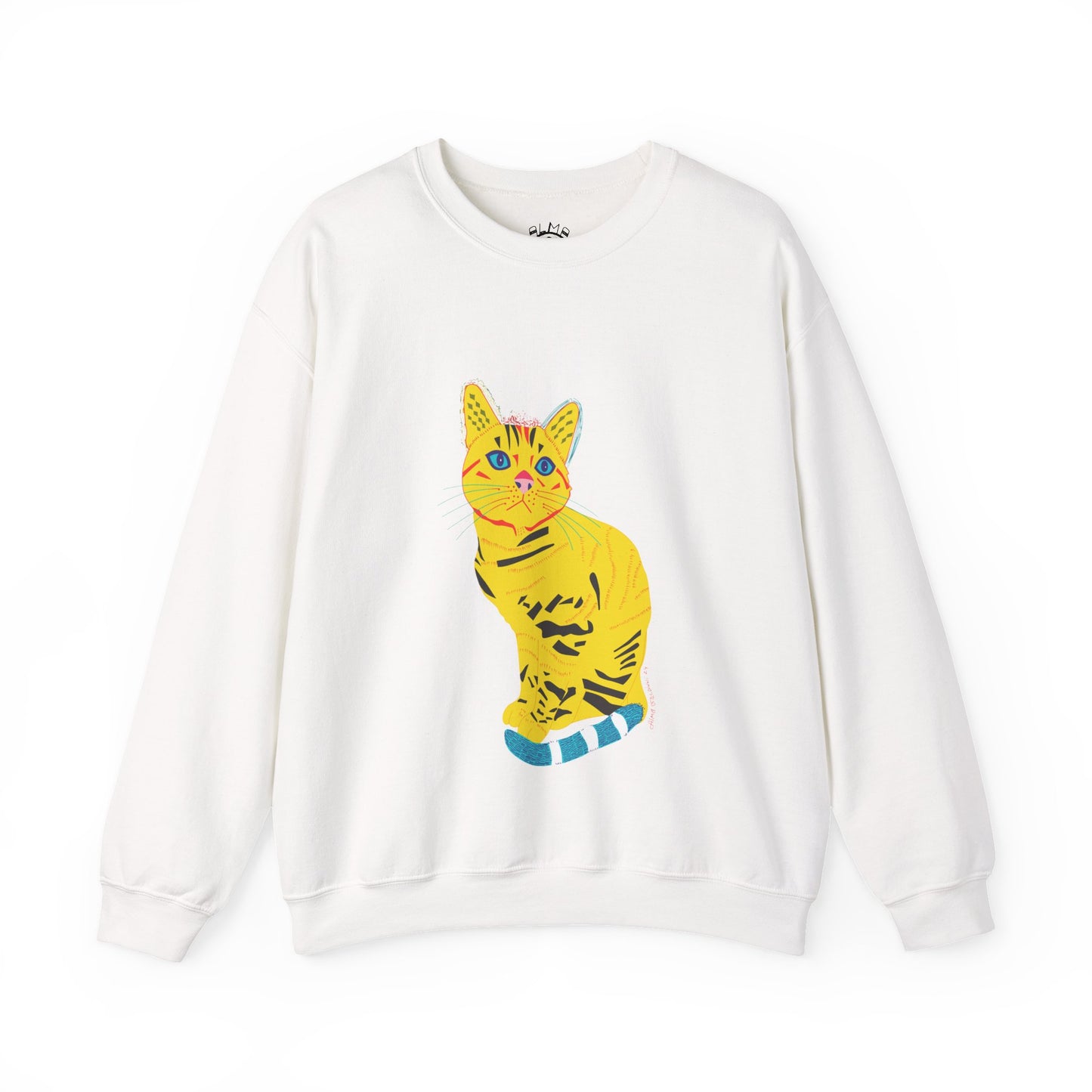 Yellow Cat Unisex Heavy Blend™ Crewneck Sweatshirt