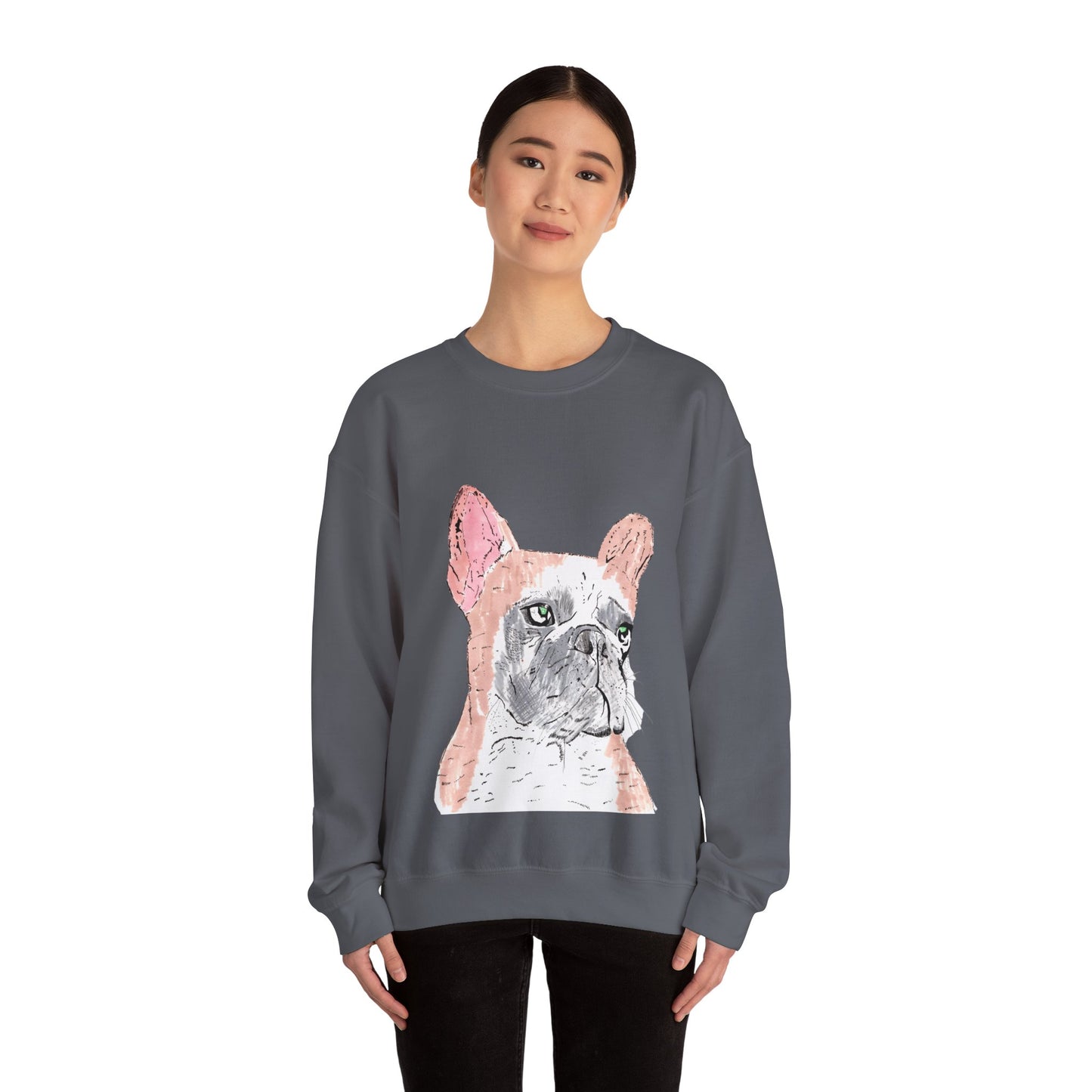 French Bulldog Art Sweatshirt - Cozy Unisex Crewneck for Dog Lovers
