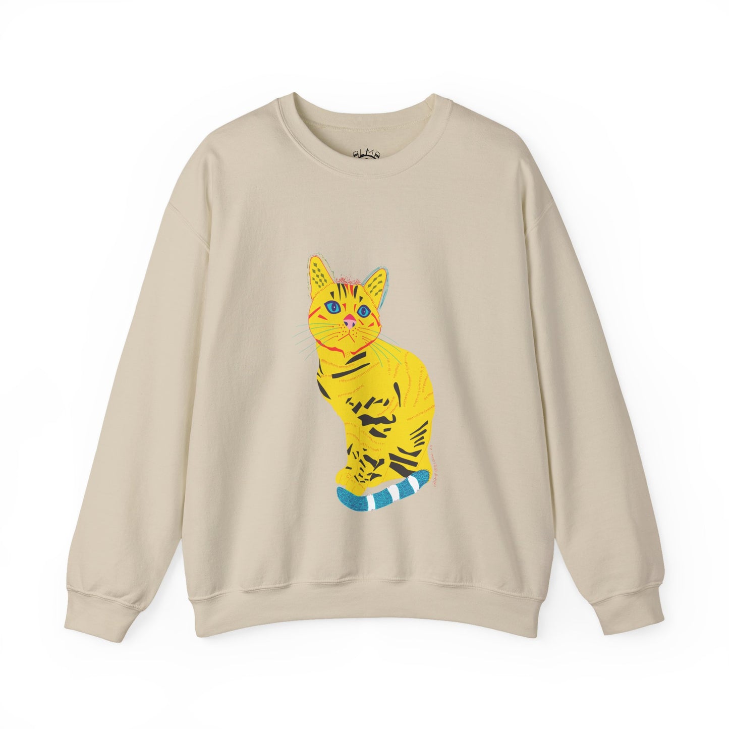 Yellow Cat Unisex Heavy Blend™ Crewneck Sweatshirt