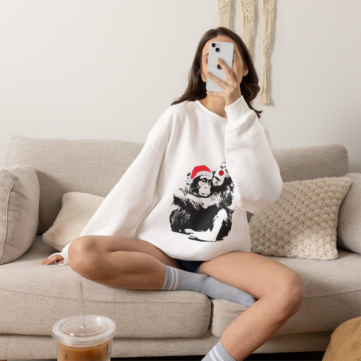 Cheeky Christmas Unisex Heavy Blend™ Crewneck Sweatshirt