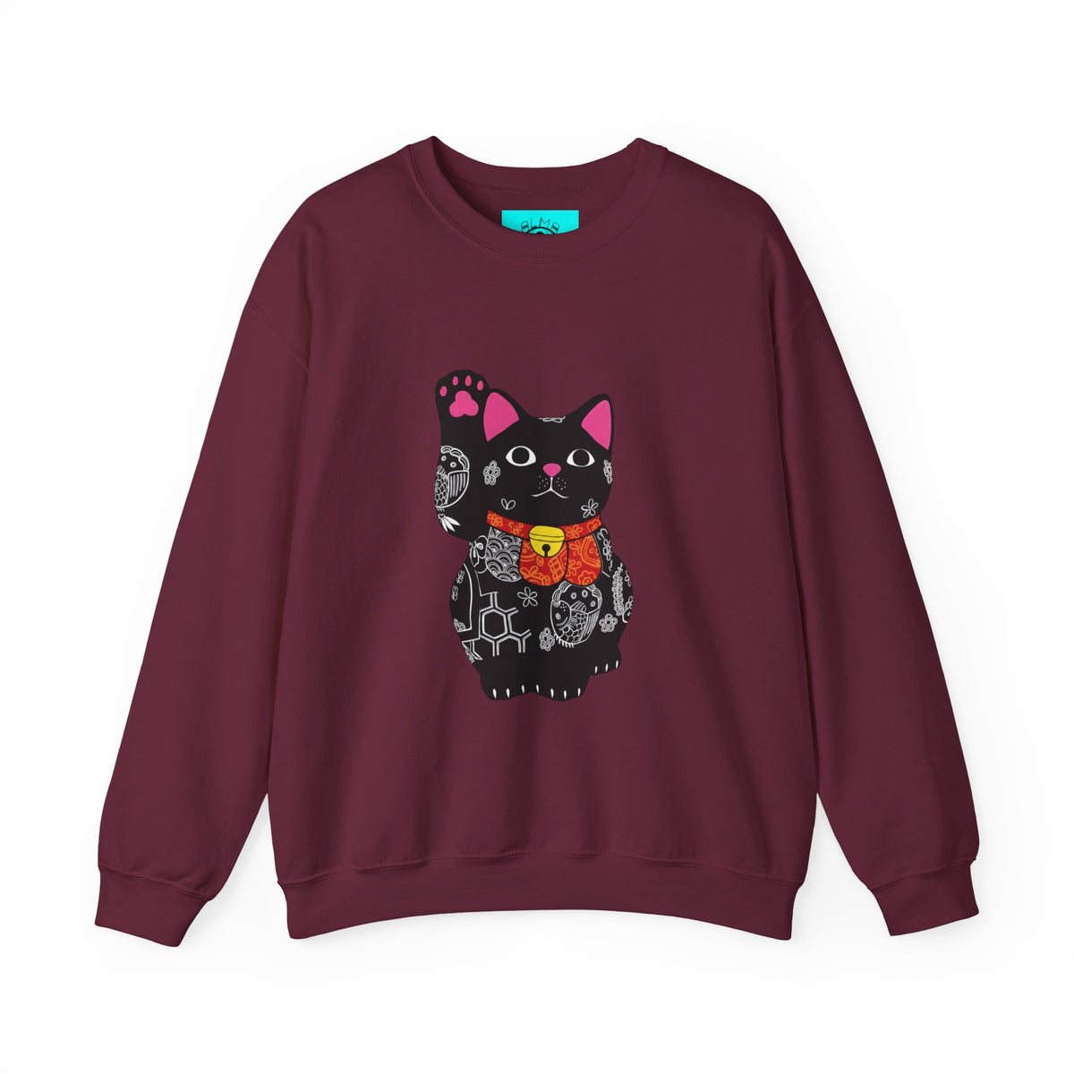 Good luck cat Unisex Heavy Blend™ Crewneck Sweatshirt