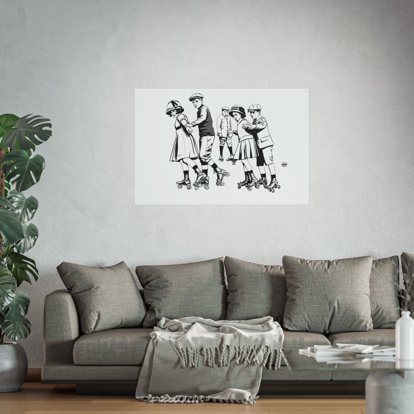 Rolling on the street Fine Art Posters