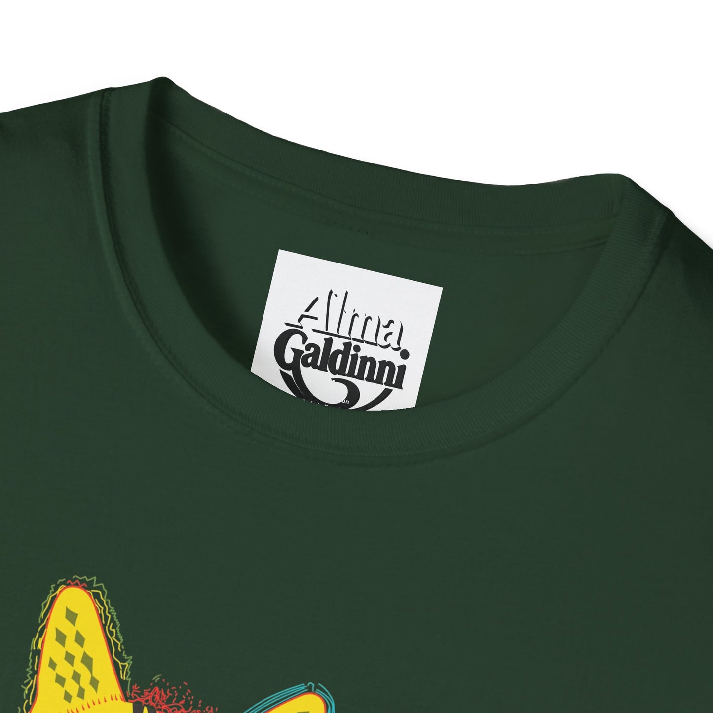 Yellow Cat Unisex Softstyle T-Shirt