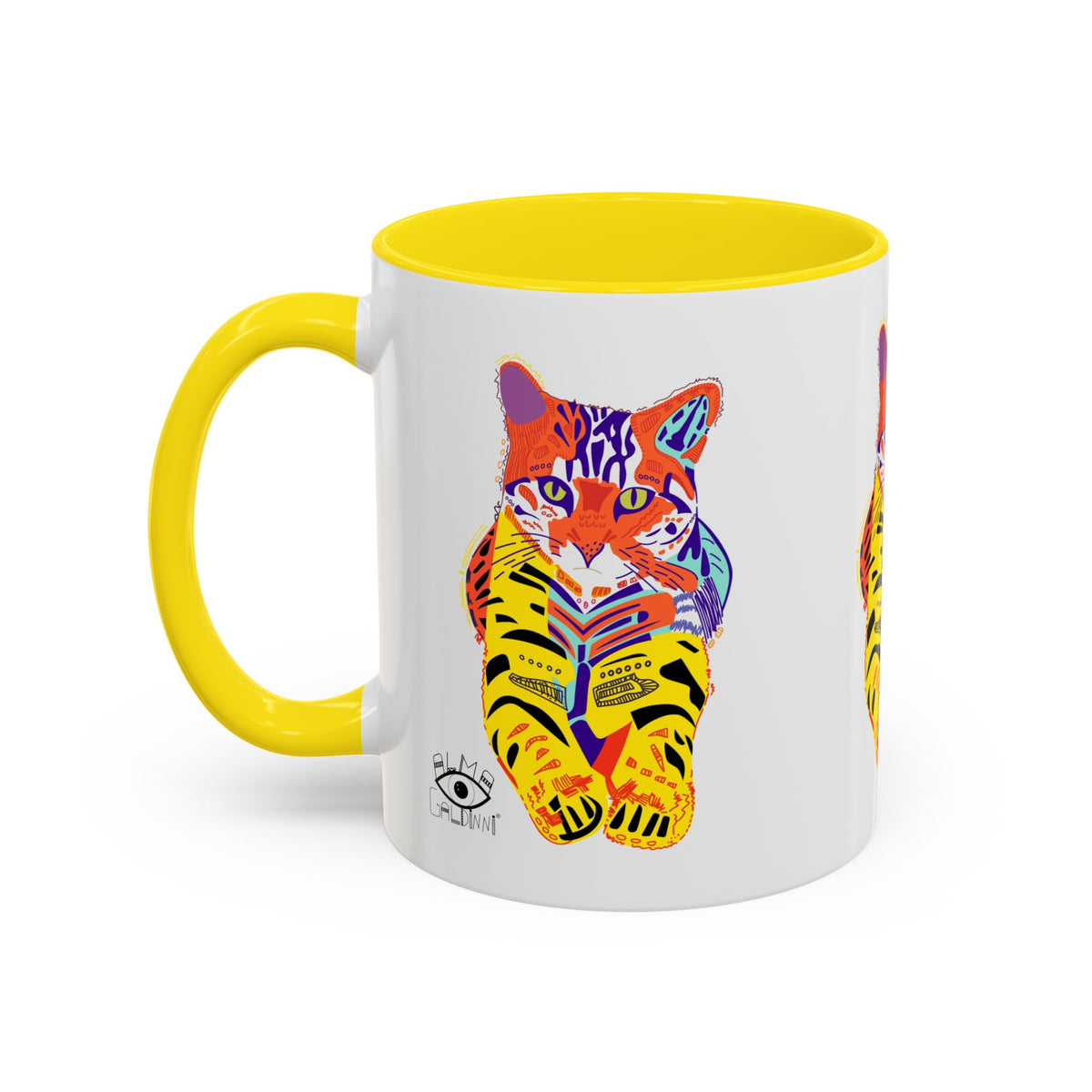 Tiger Cat Accent Coffee Mug (11, 15oz)