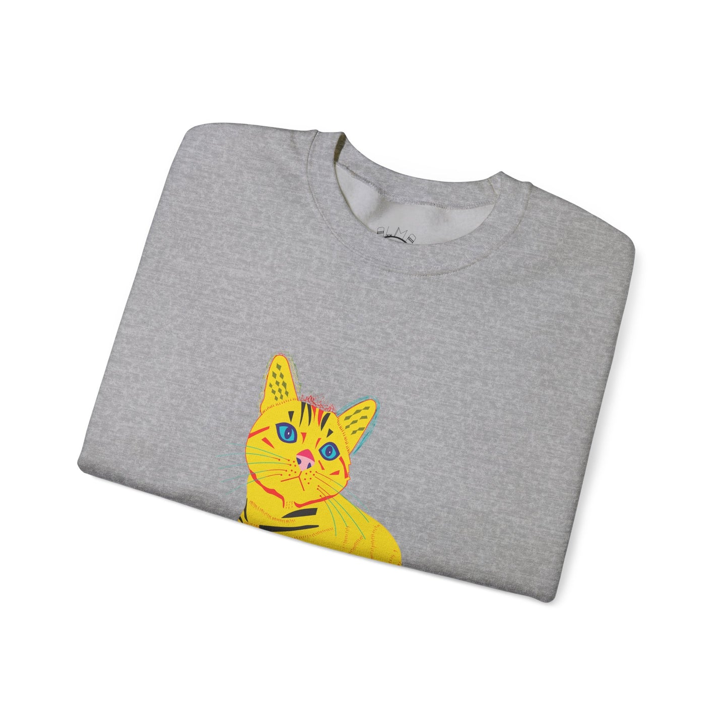 Yellow Cat Unisex Heavy Blend™ Crewneck Sweatshirt