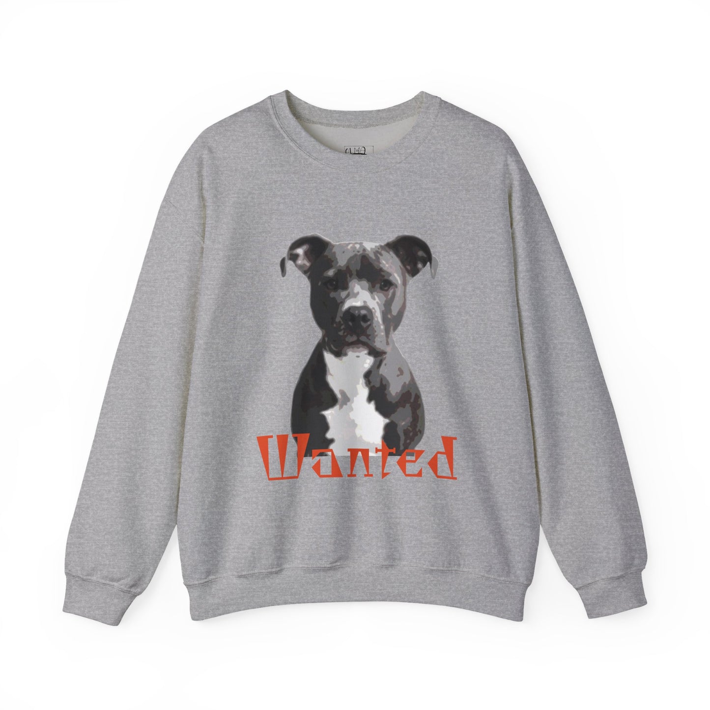 Wanted Dog Sweatshirt, Cozy Crewneck, Animal Lover Gift, Pet Enthusiast Apparel, Casual Unisex Top