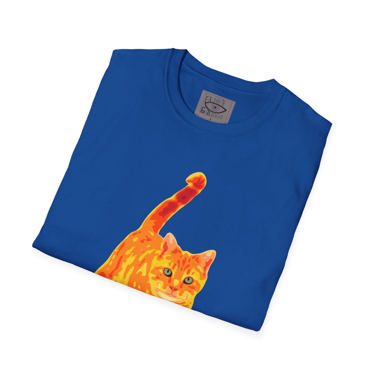 Bright Ginger Cat Unisex Softstyle T-Shirt