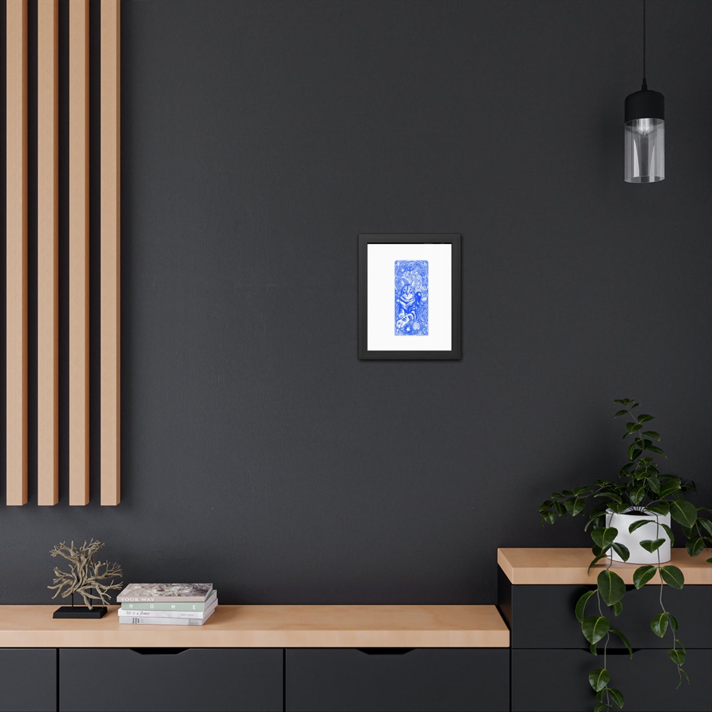 Art Nouveaux Cat Framed Posters
