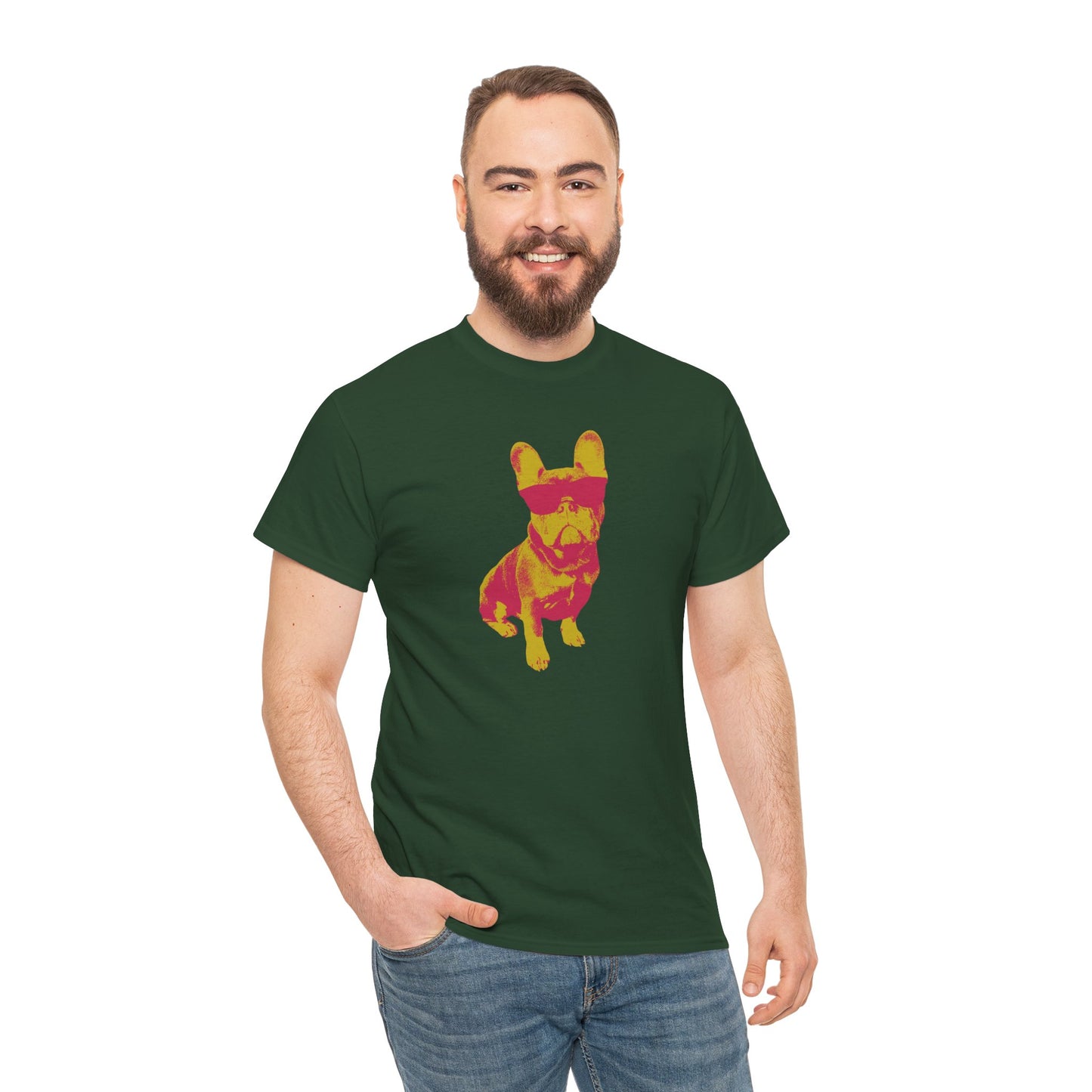 French Buldog Unisex Heavy Cotton Tee