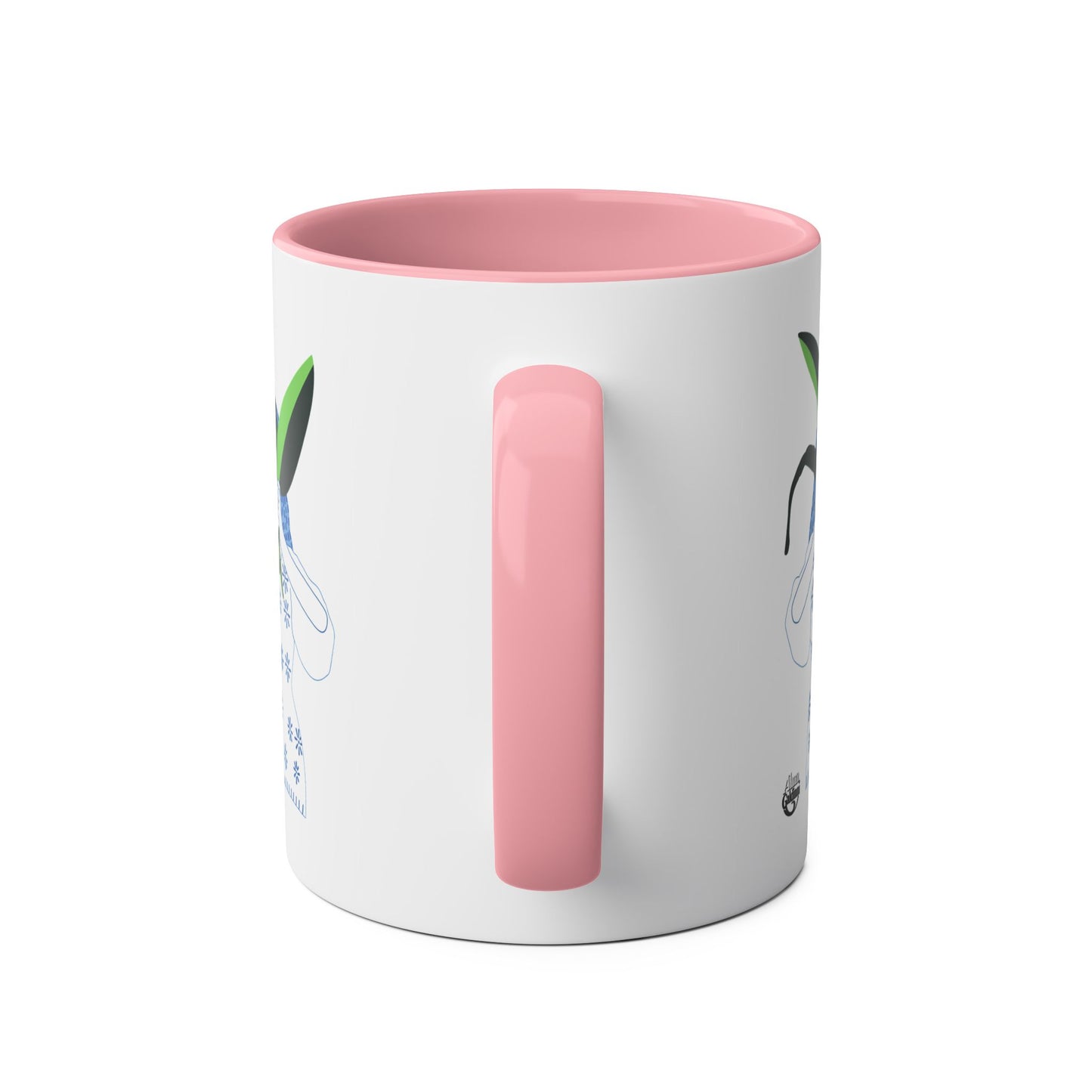Mother Nature Two-Tone Coffee Mugs, 11oz