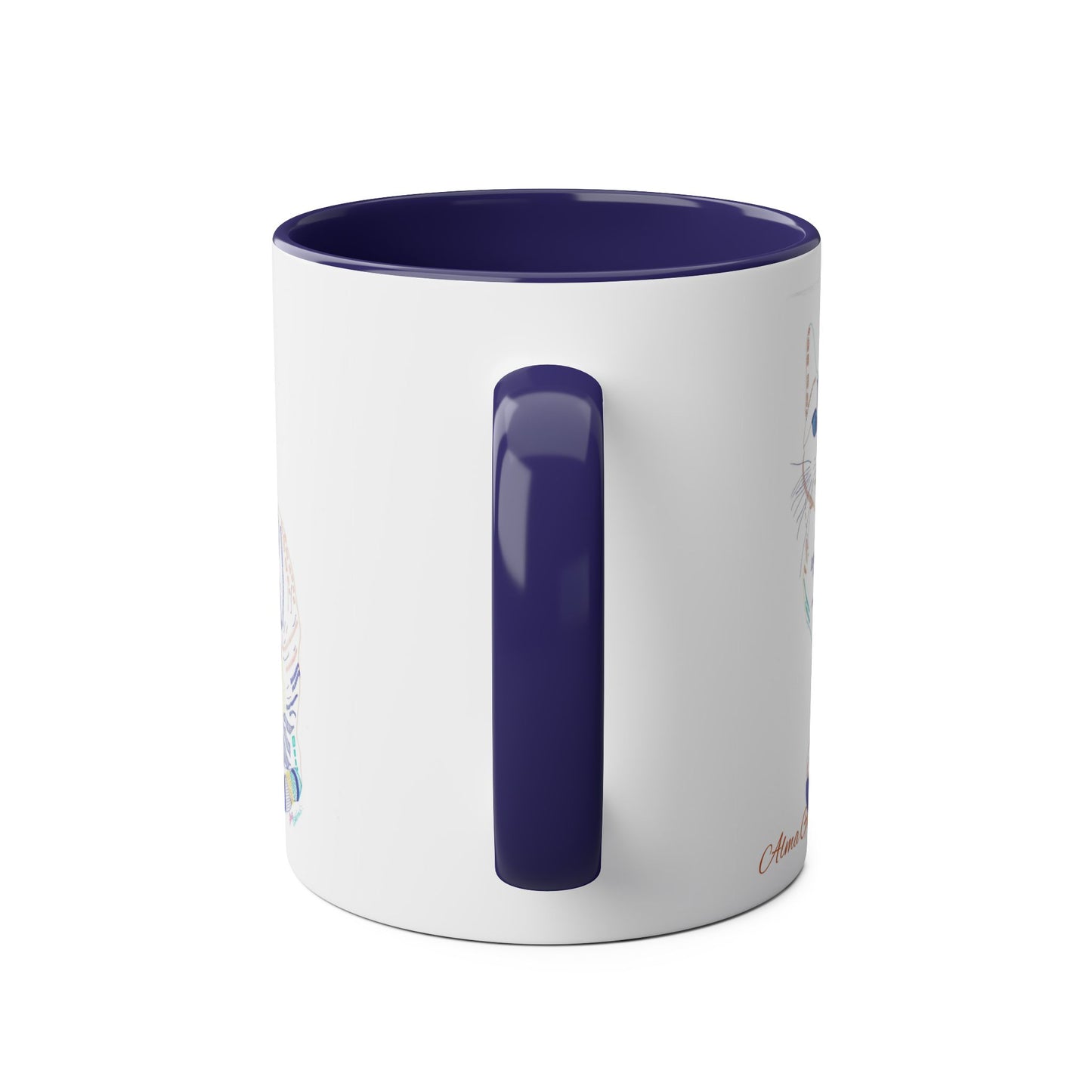 White Cat Mug