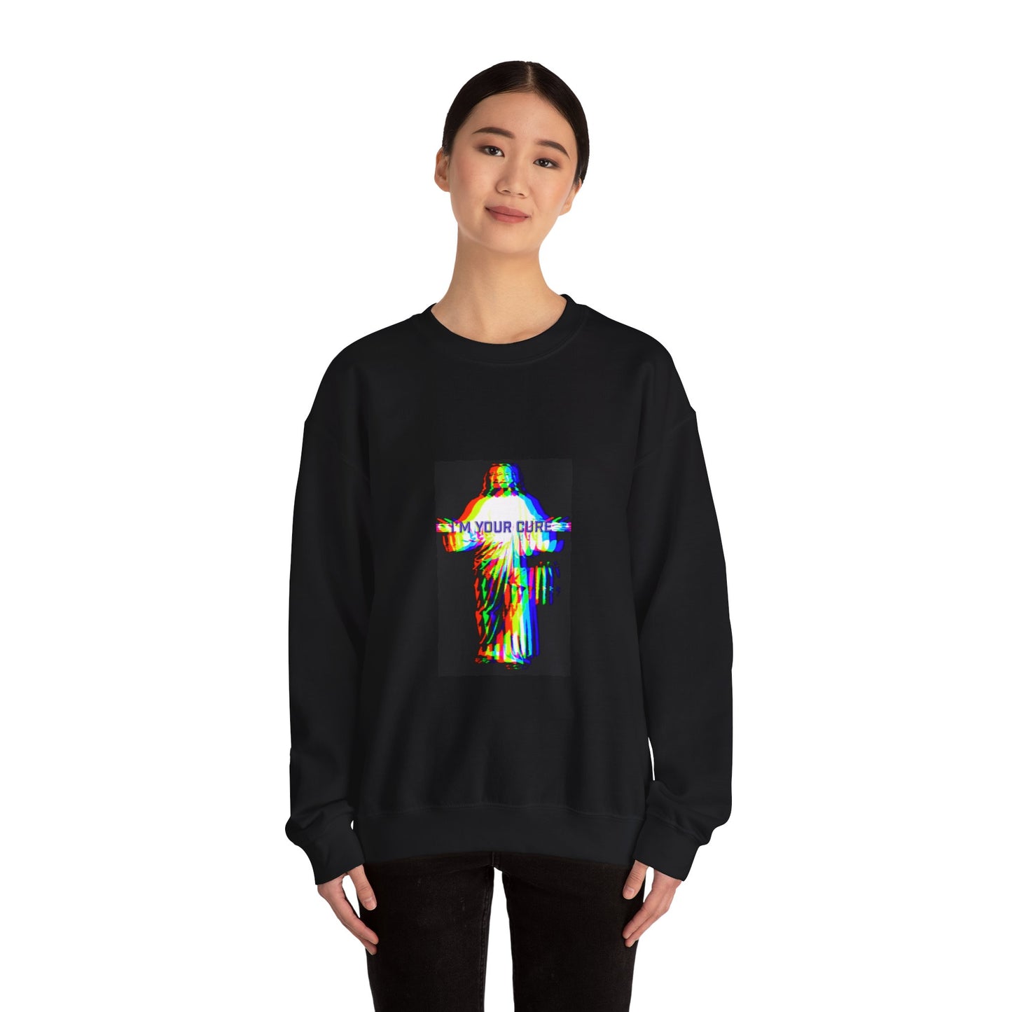 Pop Jesus Unisex Heavy Blend™ Crewneck Sweatshirt