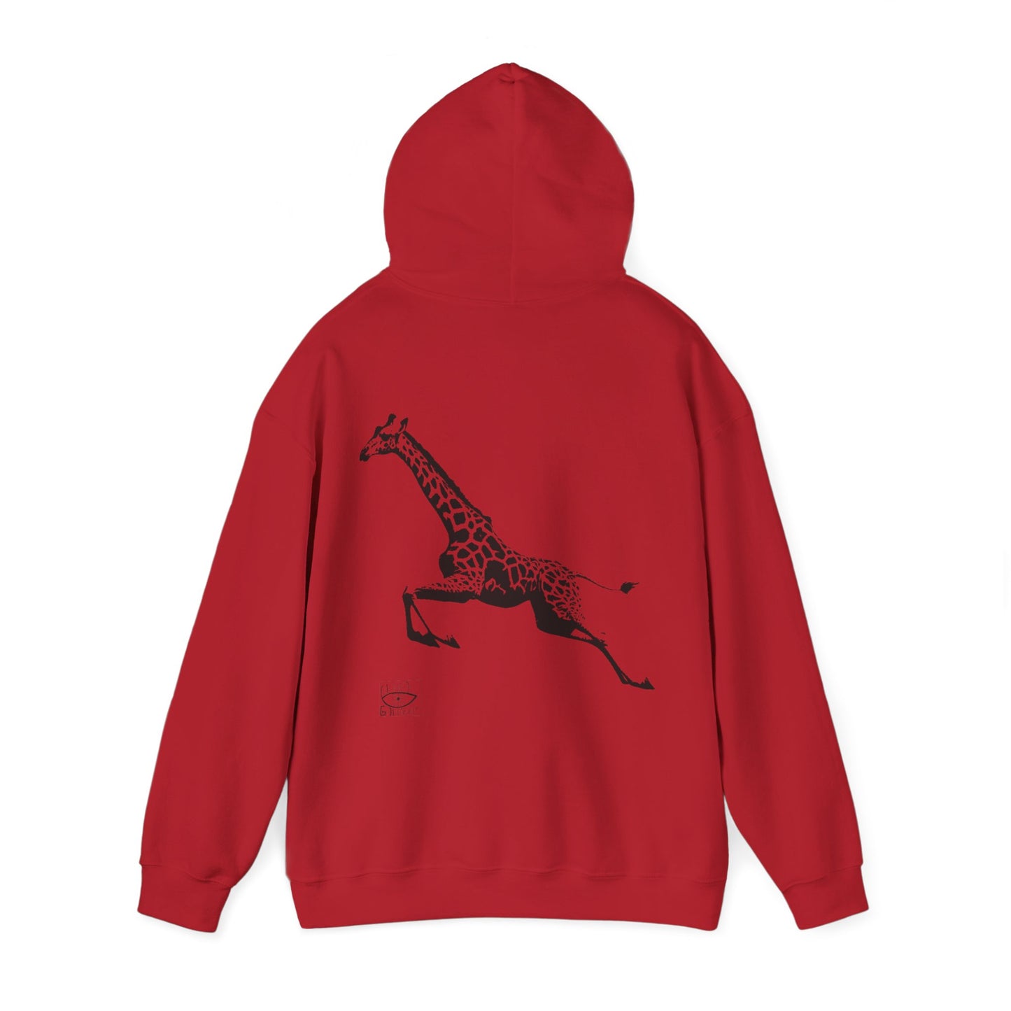 Giraffe Print Hoodie - Cozy Gift for Animal Lovers, Unisex Sweatshirt, Wildlife Fashion, Nature Gift, Unique Apparel
