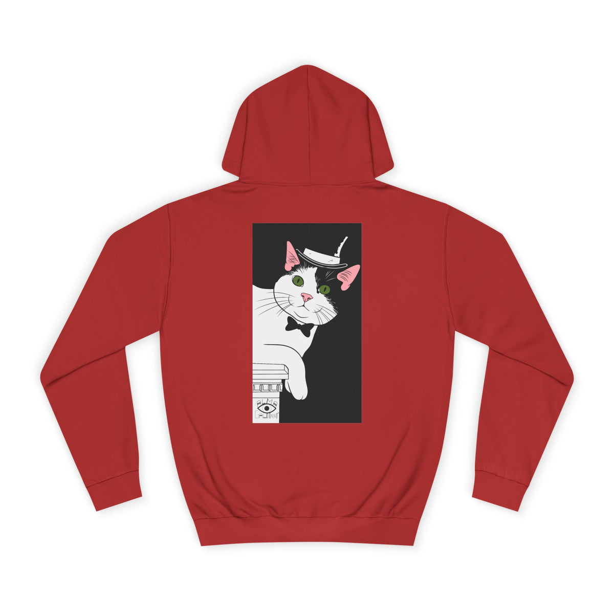 Mister Cat Unisex College Hoodie