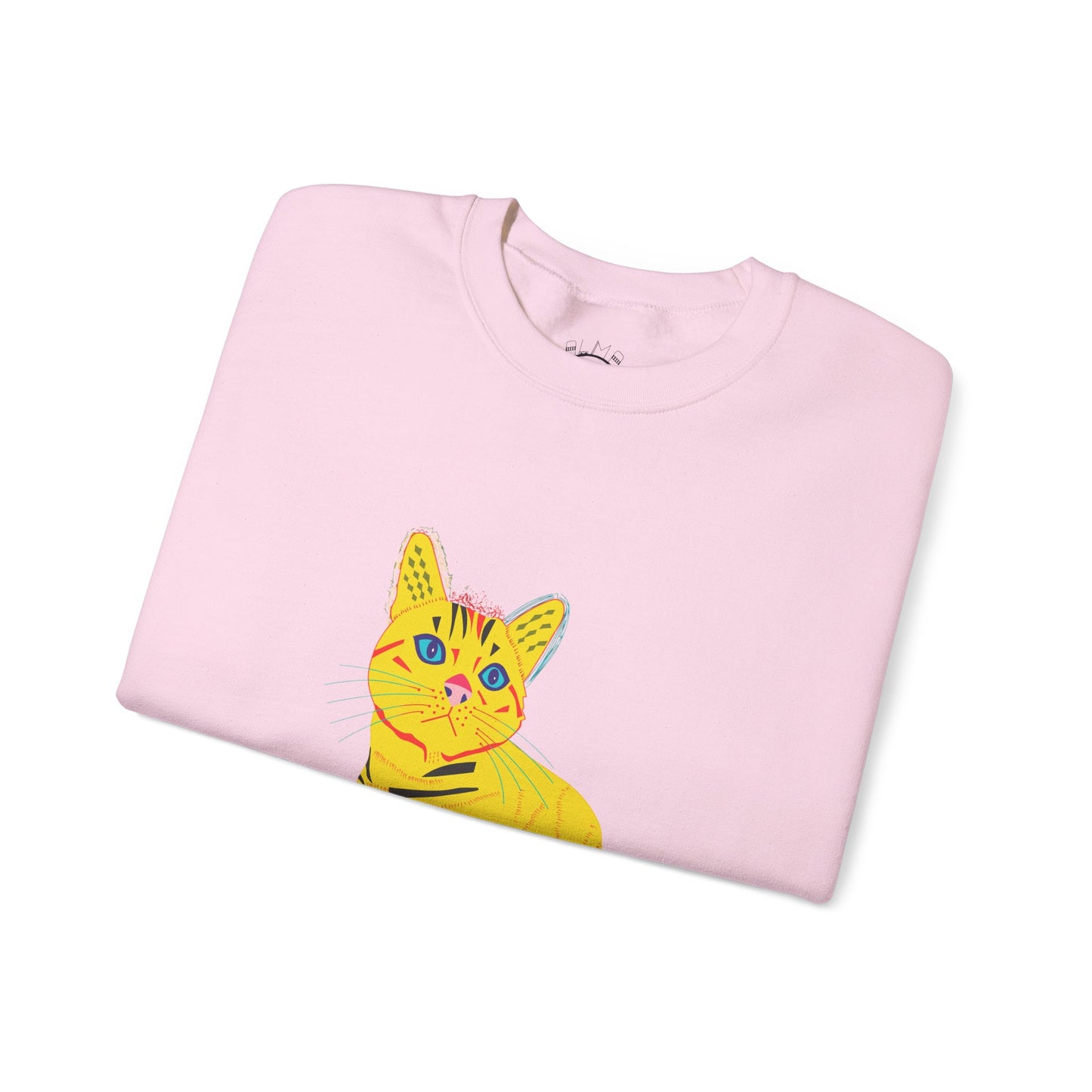 Yellow Cat Unisex Heavy Blend™ Crewneck Sweatshirt