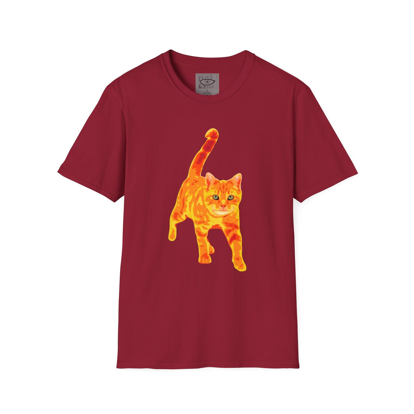 Bright Ginger Cat Unisex Softstyle T-Shirt