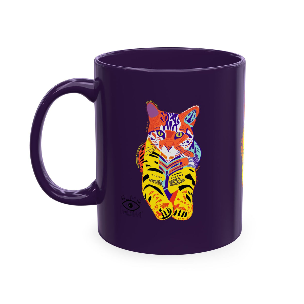 Tiger Cat Traditional Ceramic Mug