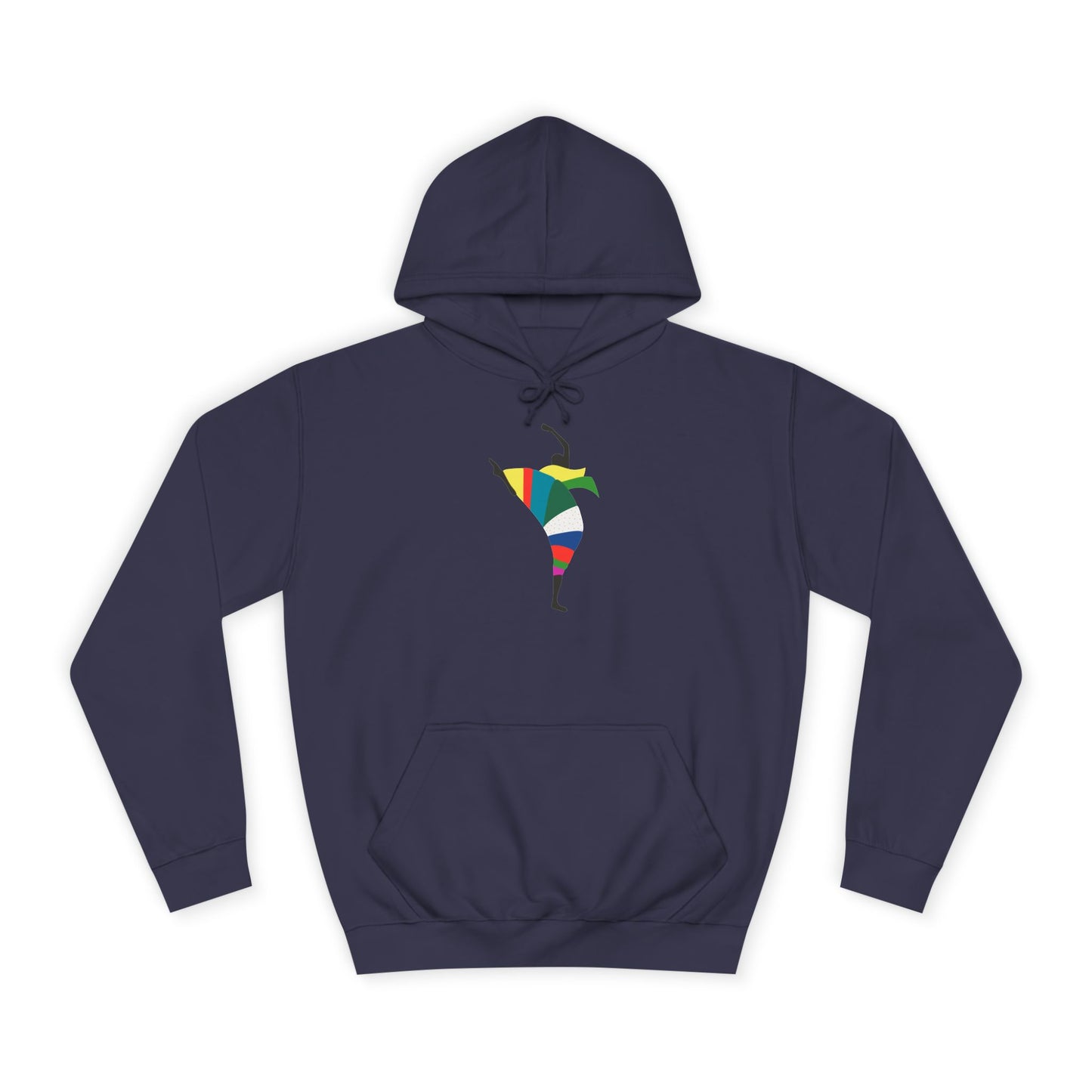 Colorful Dancer Unisex College Hoodie - Stylish Daily Wear