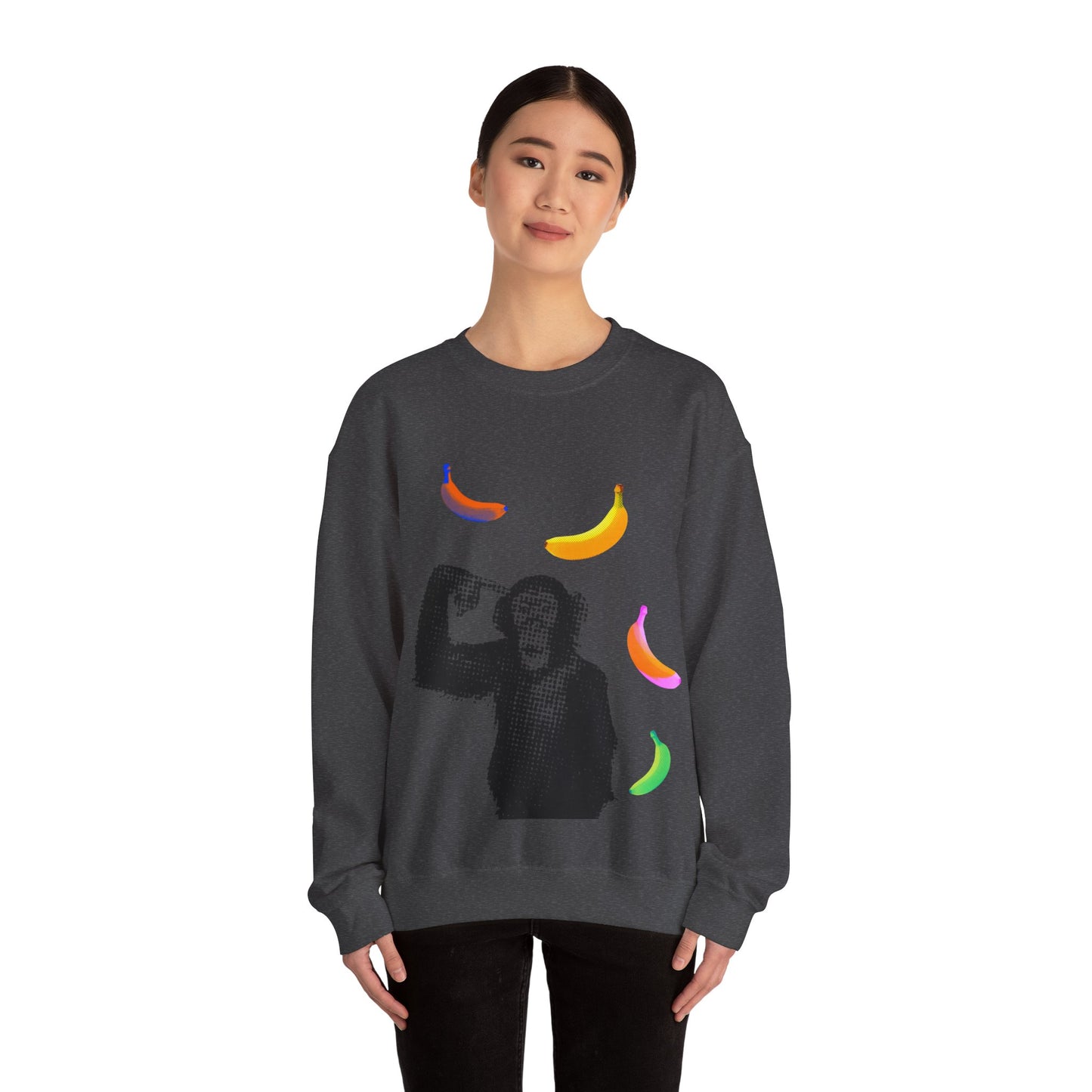 Pop Monkey Unisex Heavy Blend™ Crewneck Sweatshirt