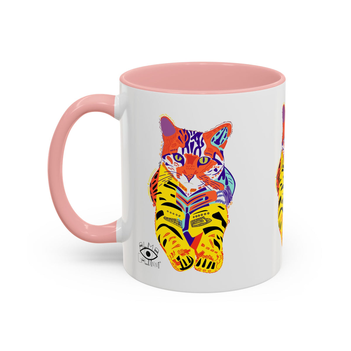 Tiger Cat Accent Coffee Mug (11, 15oz)