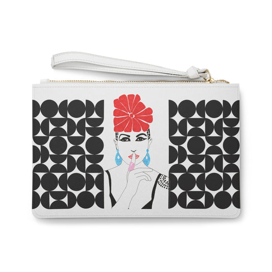 Chic Artistic Clutch Bag - Fashion Statement for Stylish Nights