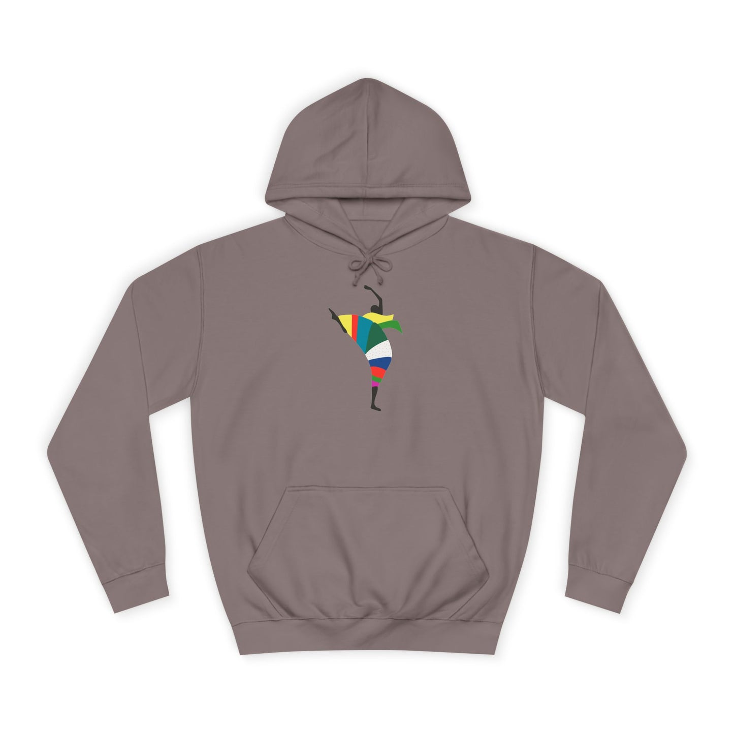 Colorful Dancer Unisex College Hoodie - Stylish Daily Wear