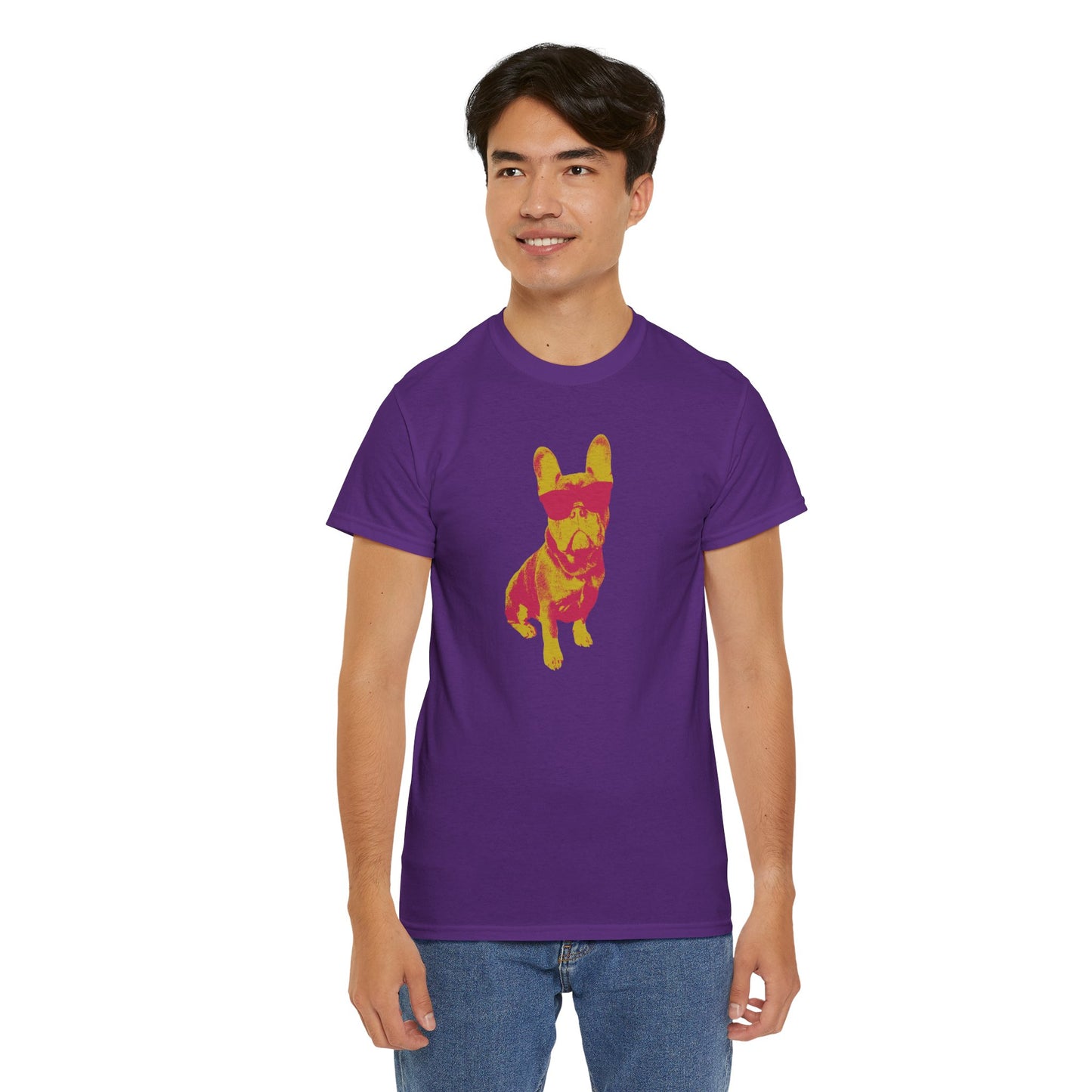 French Buldog Unisex Heavy Cotton Tee