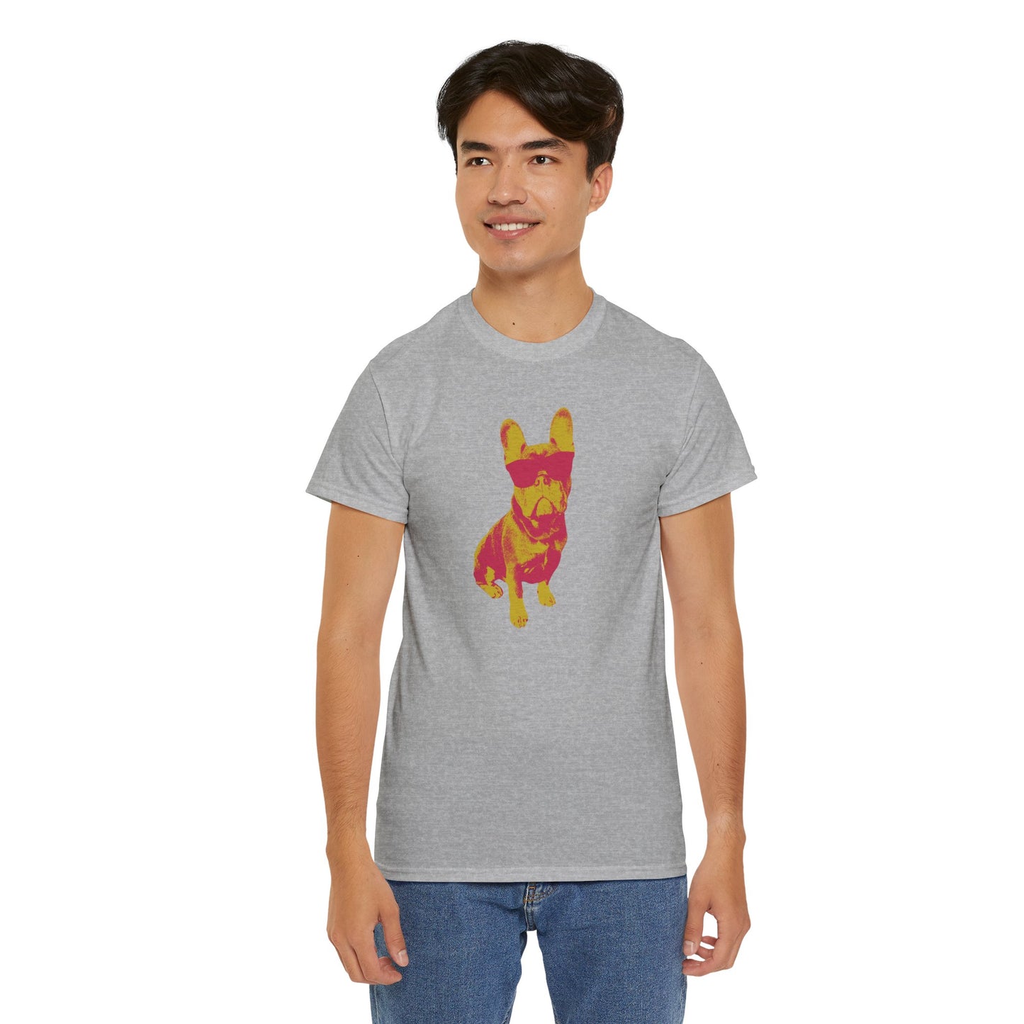 French Buldog Unisex Heavy Cotton Tee