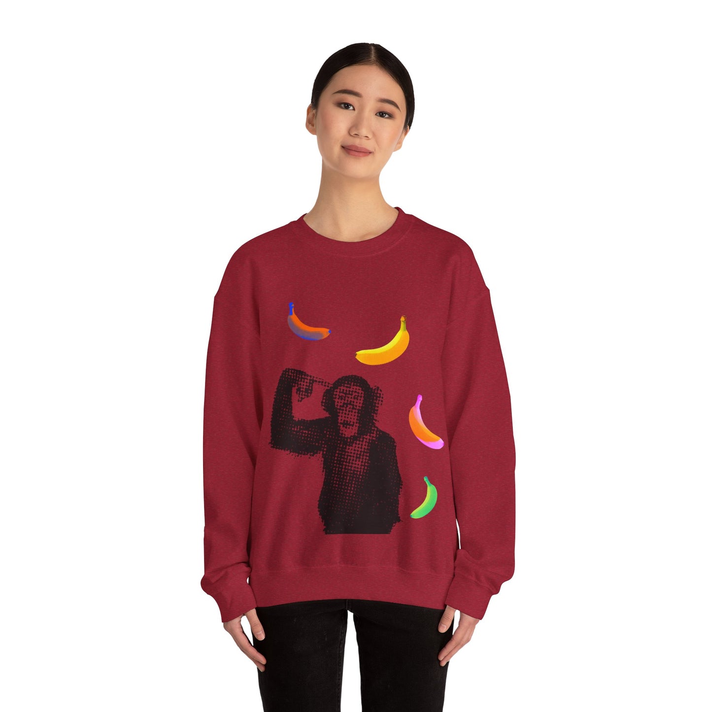 Pop Monkey Unisex Heavy Blend™ Crewneck Sweatshirt