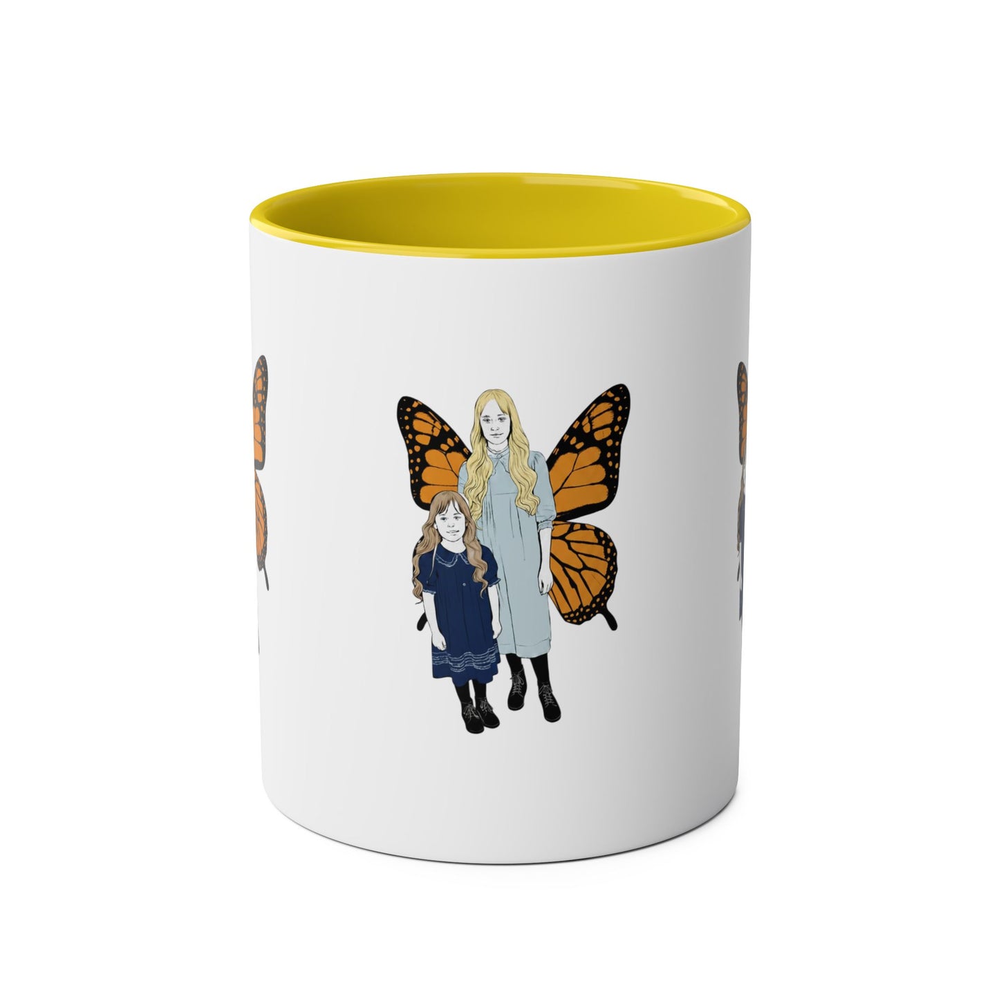Edwardians children Two-Tone Coffee Mugs, 11oz