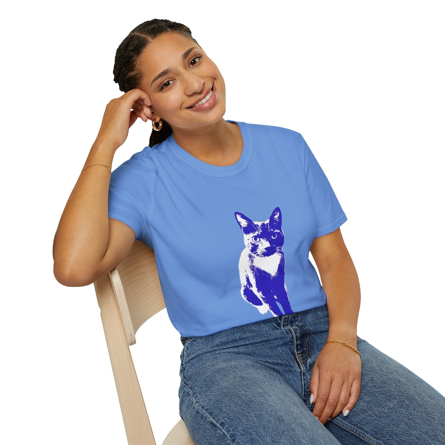Bertie the cat Unisex Softstyle T-Shirt