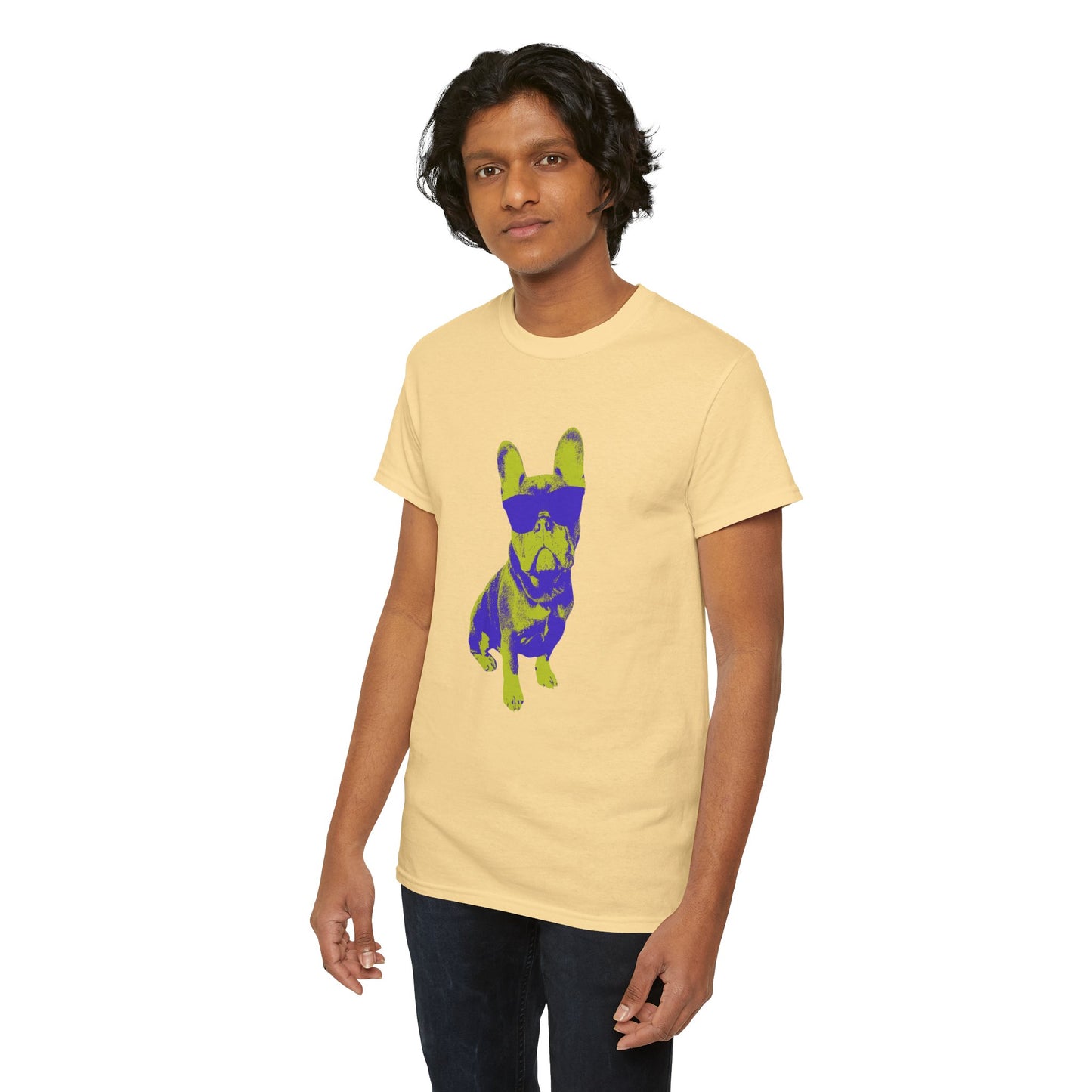 French Buldog Unisex Heavy Cotton Tee